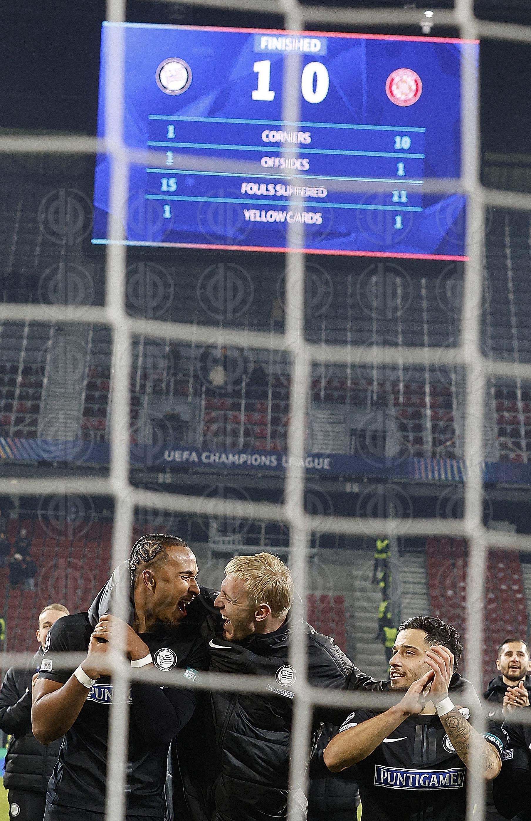 UEFA Champions League SK  Sturm vs. Girona (1:0) in Klagenfurt a