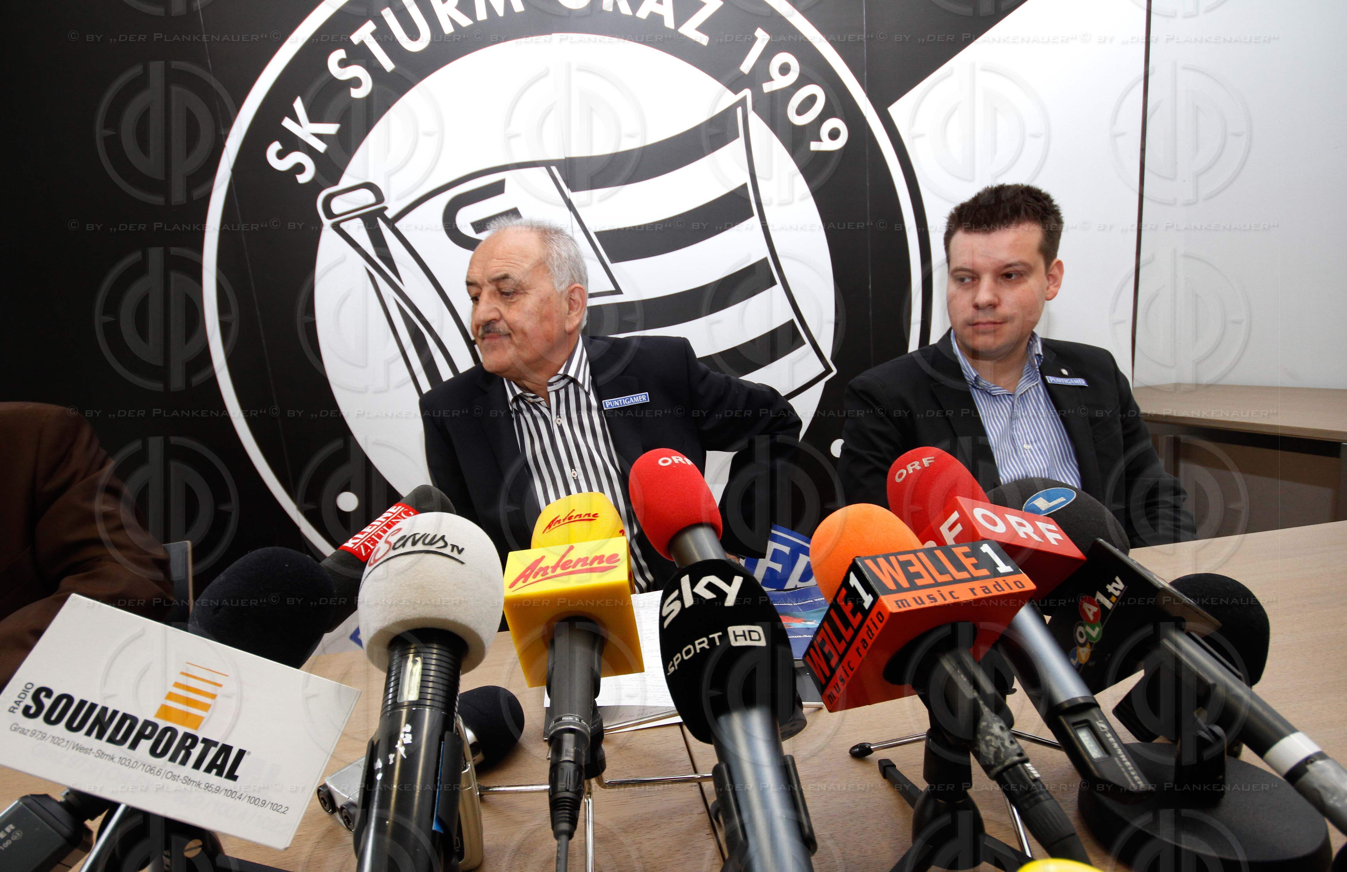 SK Sturm Pressekonferenz