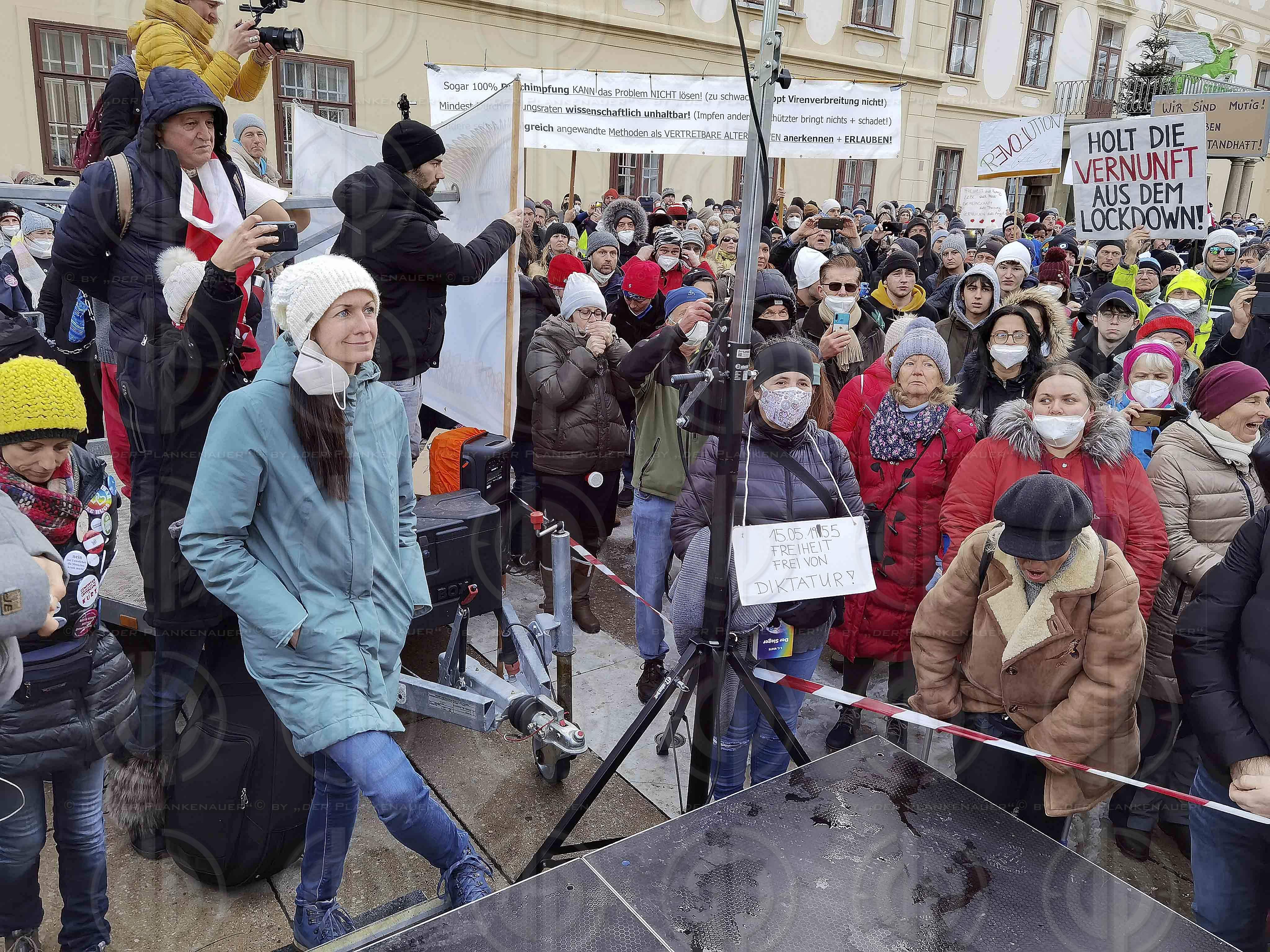 Demo Keine Impfplicht in Graz am 12.12.2021