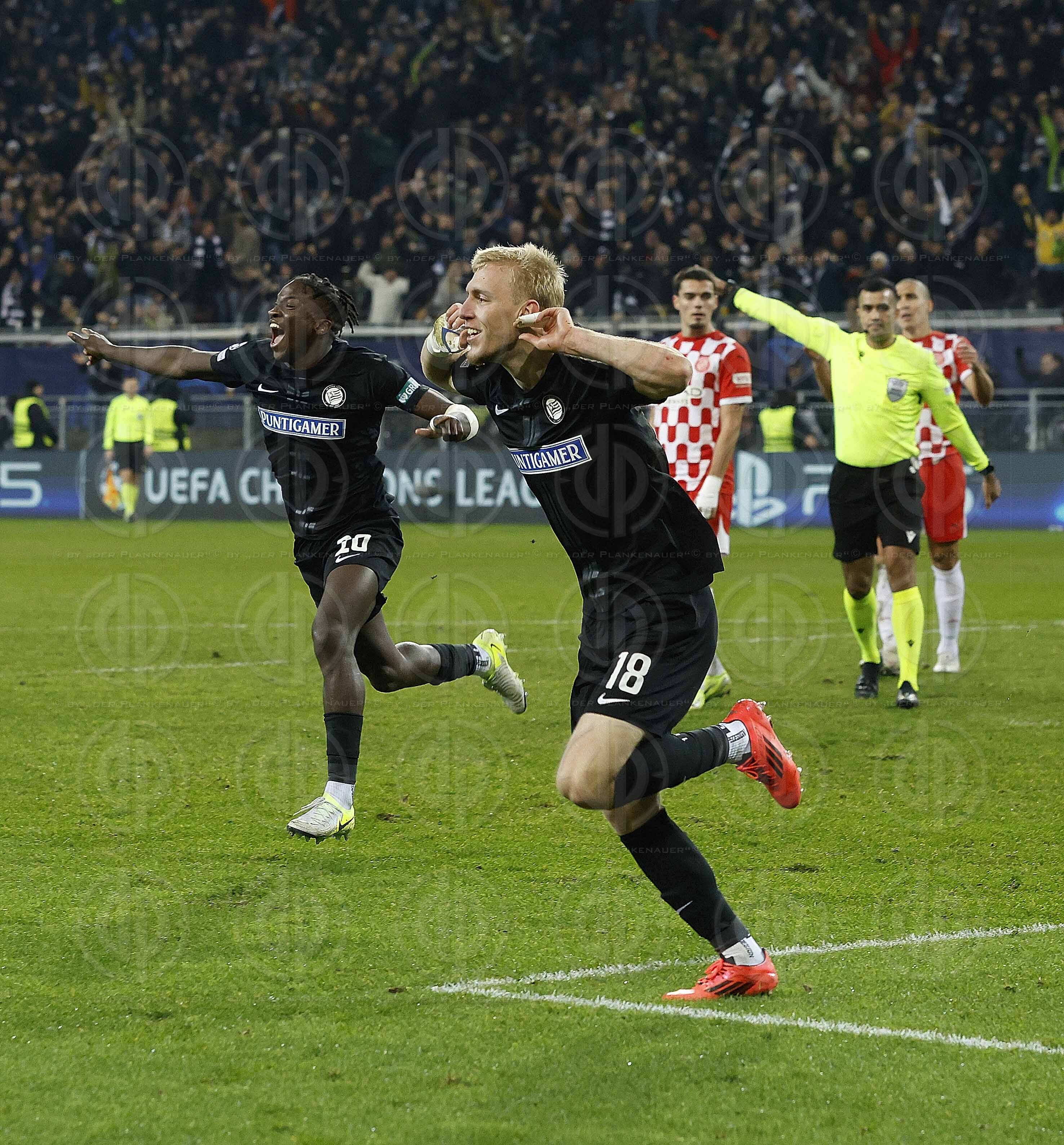UEFA Champions League SK  Sturm vs. Girona (1:0) in Klagenfurt a