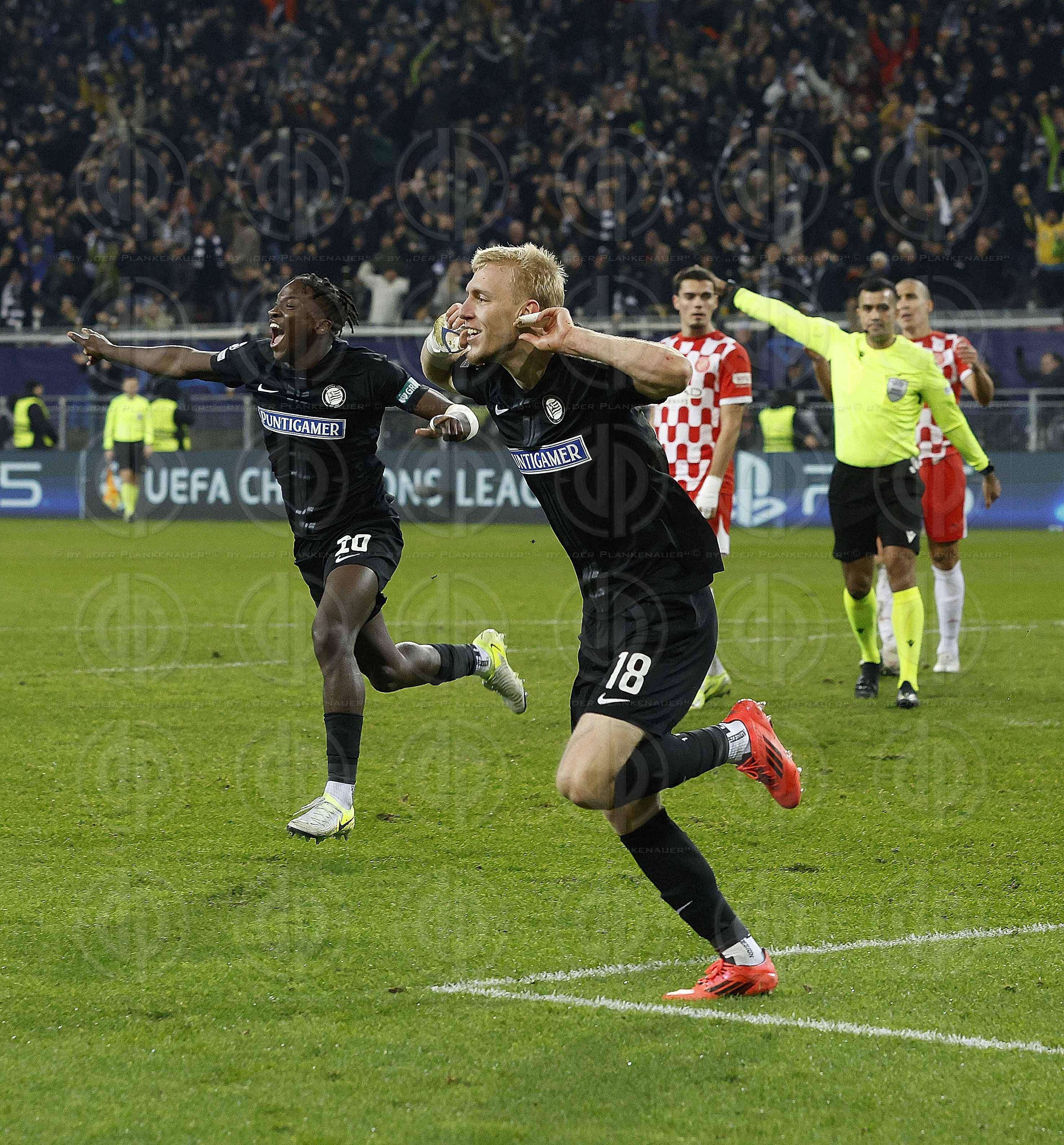 UEFA Champions League SK  Sturm vs. Girona (1:0) in Klagenfurt a