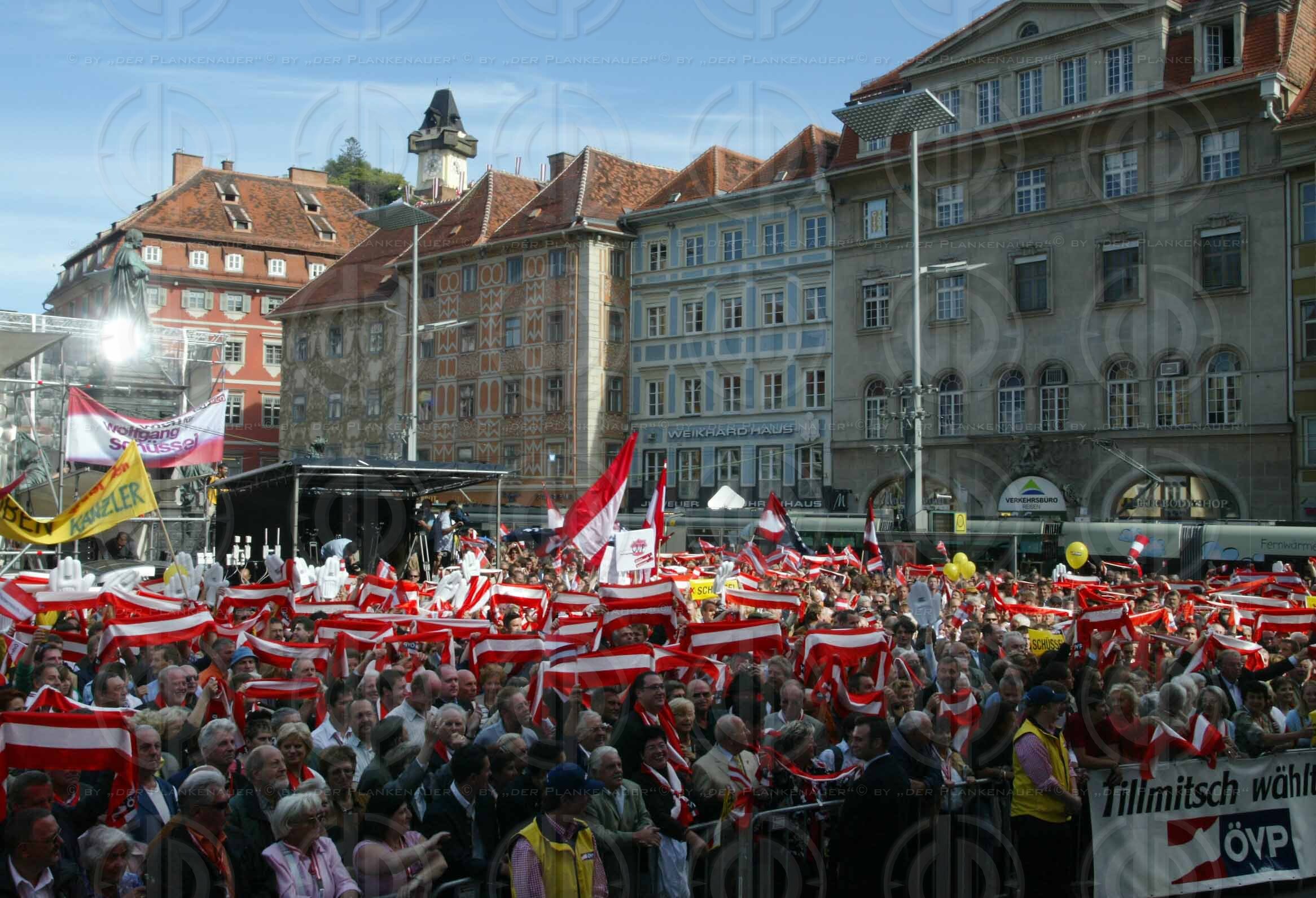 Wahl 2006 - ÖVP Wahlkampfauftakt in Graz