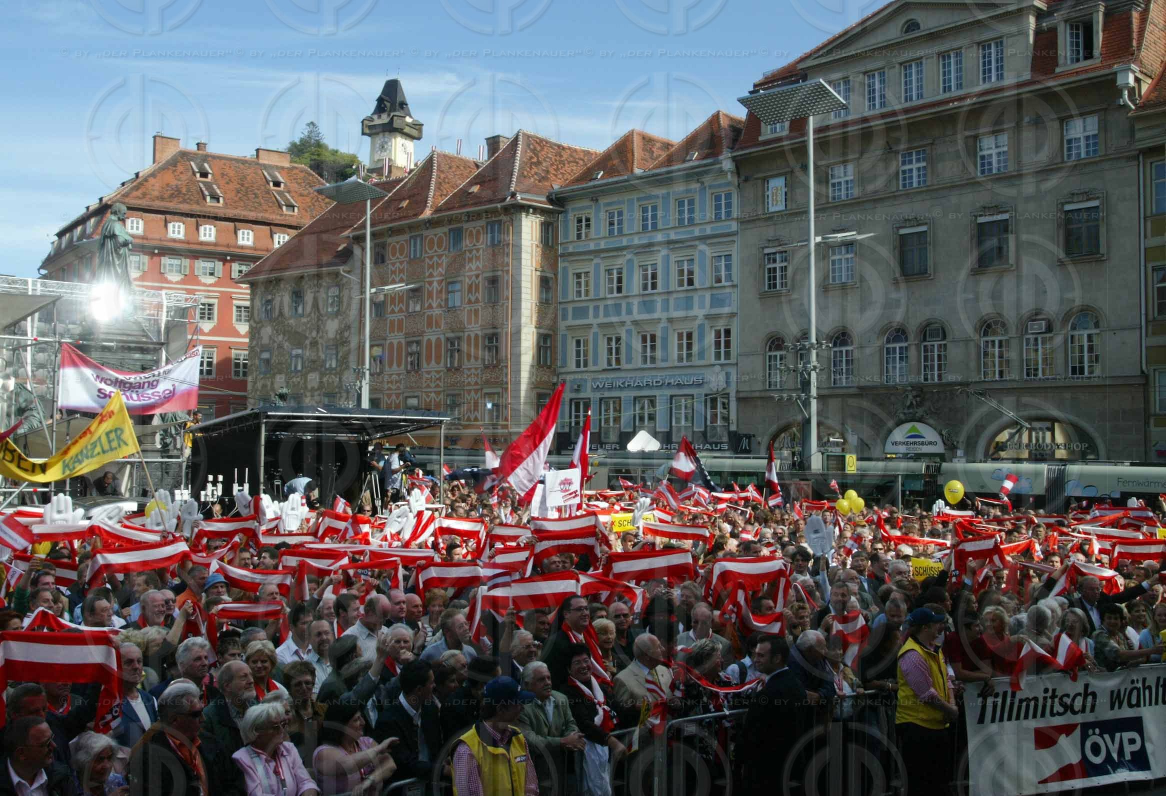 Wahl 2006 - ÖVP Wahlkampfauftakt in Graz