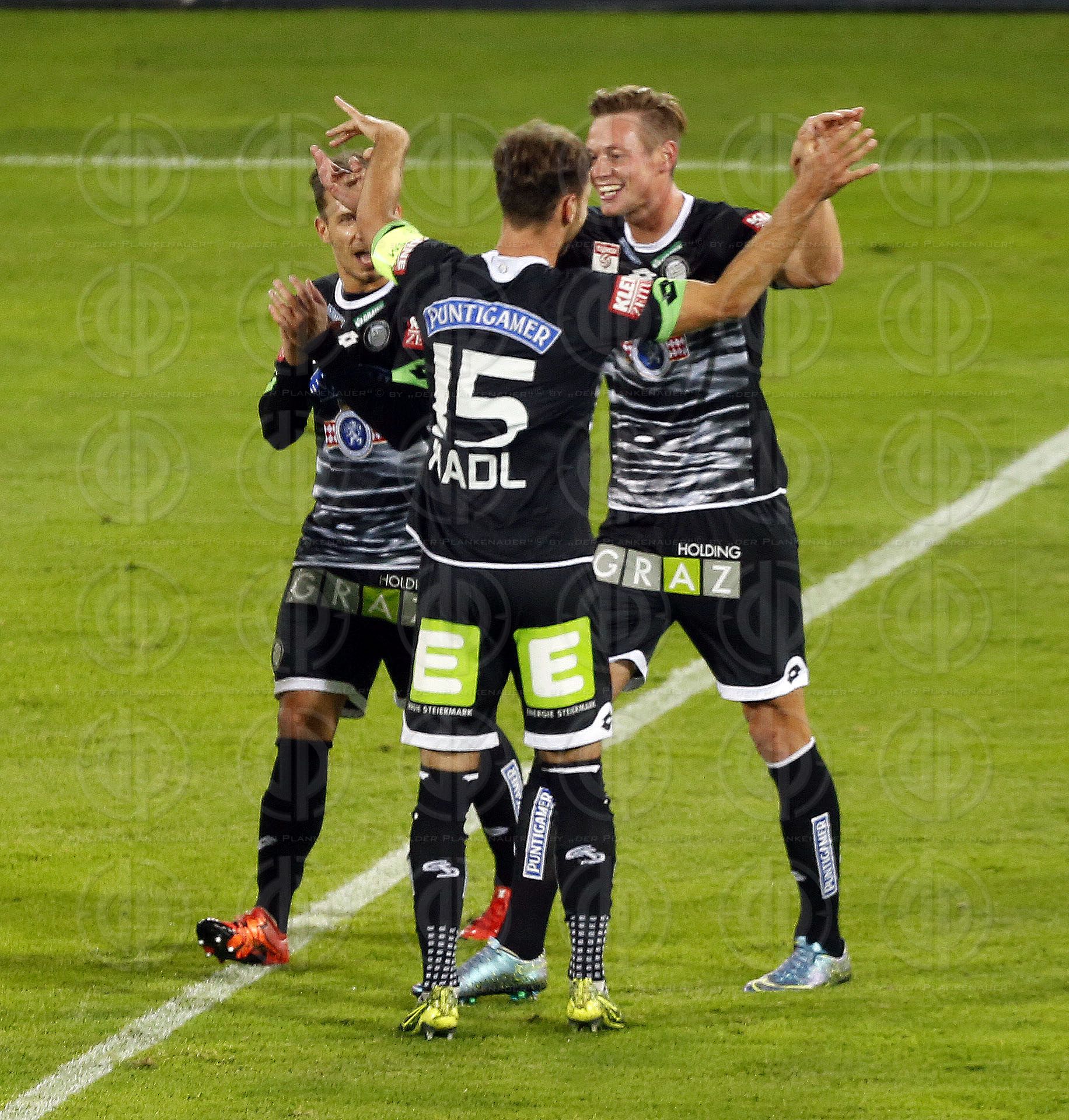 SK Sturm vs. SCR Altach (3:1 Endstand, 2:0 Pause)
