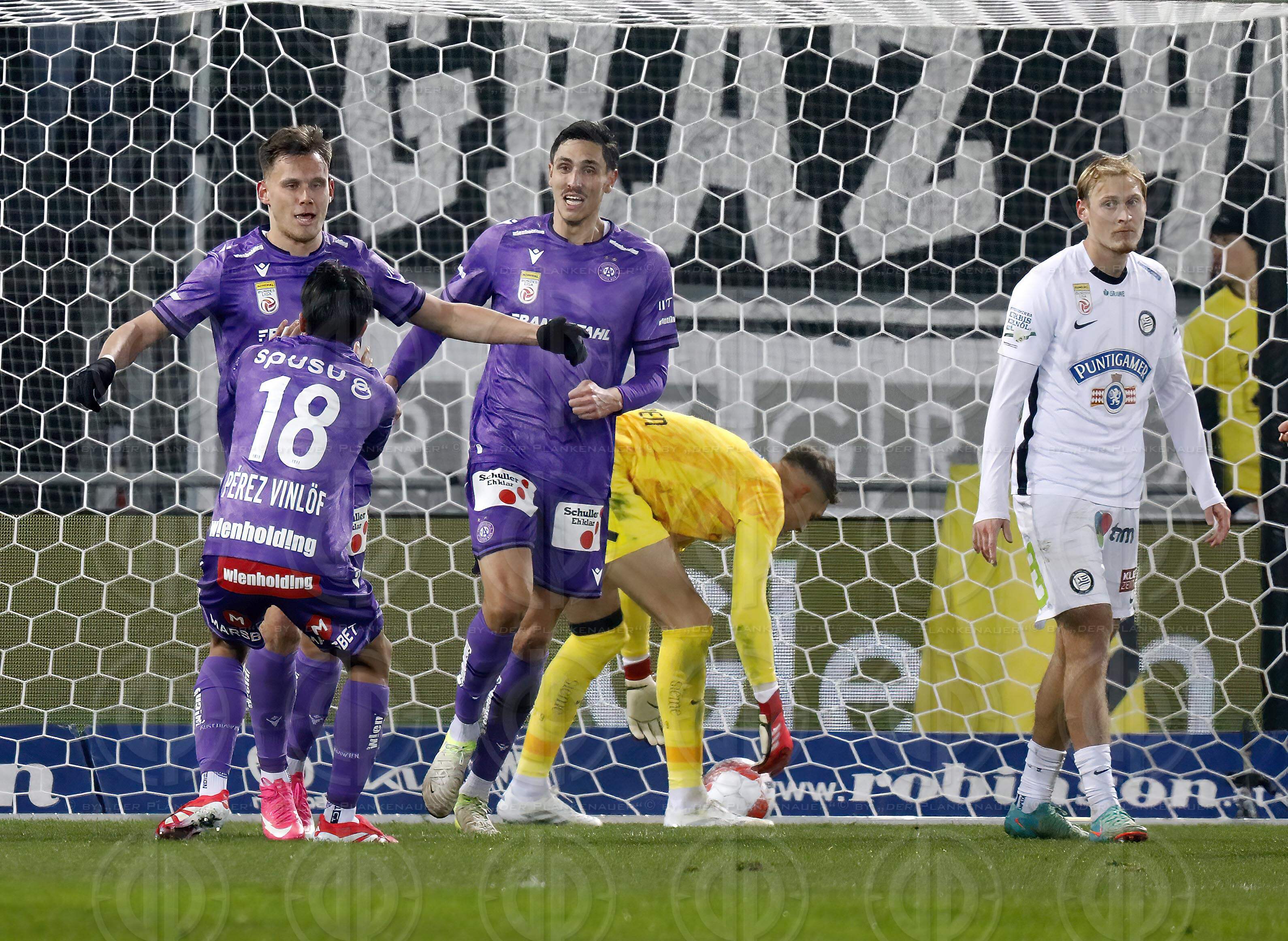 SK Sturm vs. FK Austria Wien (2:2) am 07.02.2025