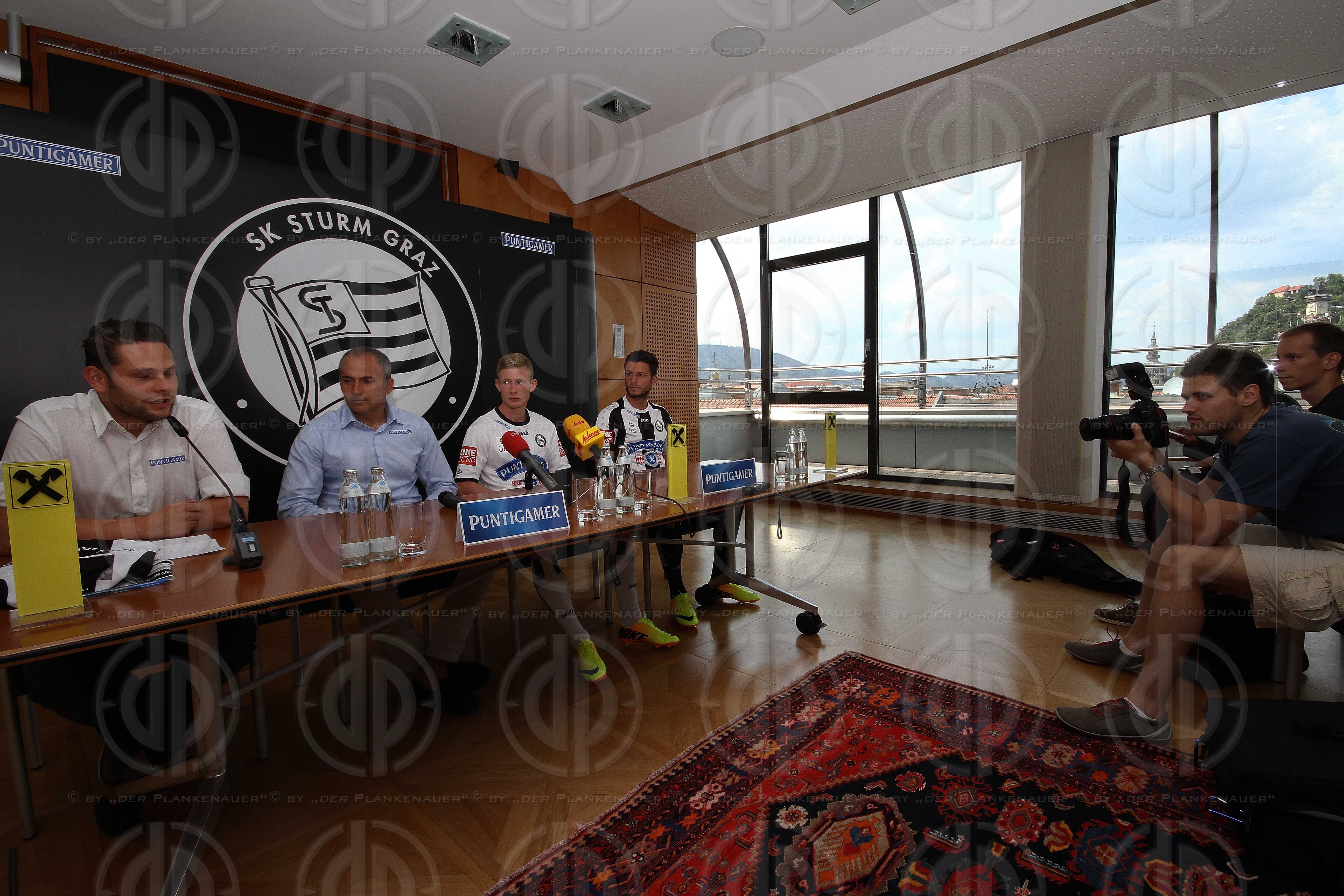 SK Sturm Pressekonferenz