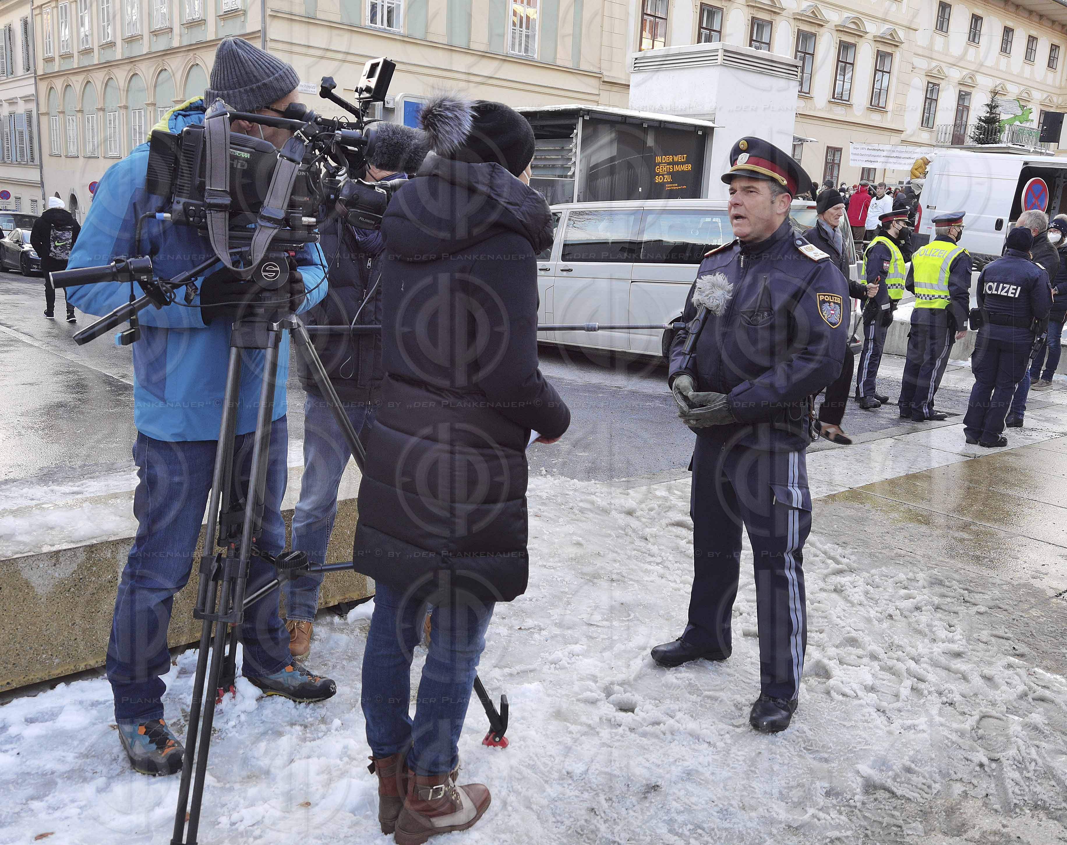 Demo Keine Impfplicht in Graz am 12.12.2021