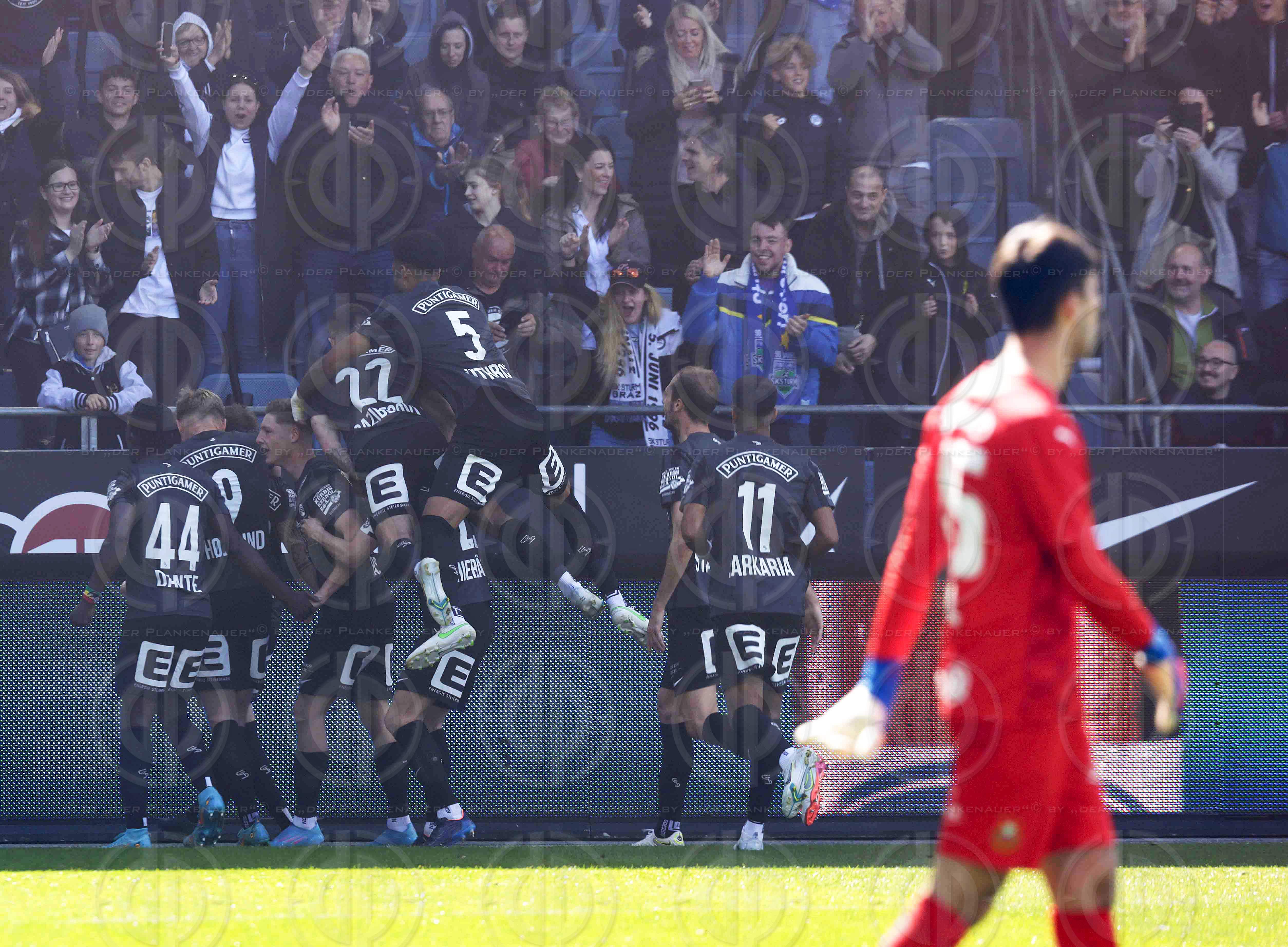 SK Sturm vs. Rapid Wien (2:1) am 17.04.2022