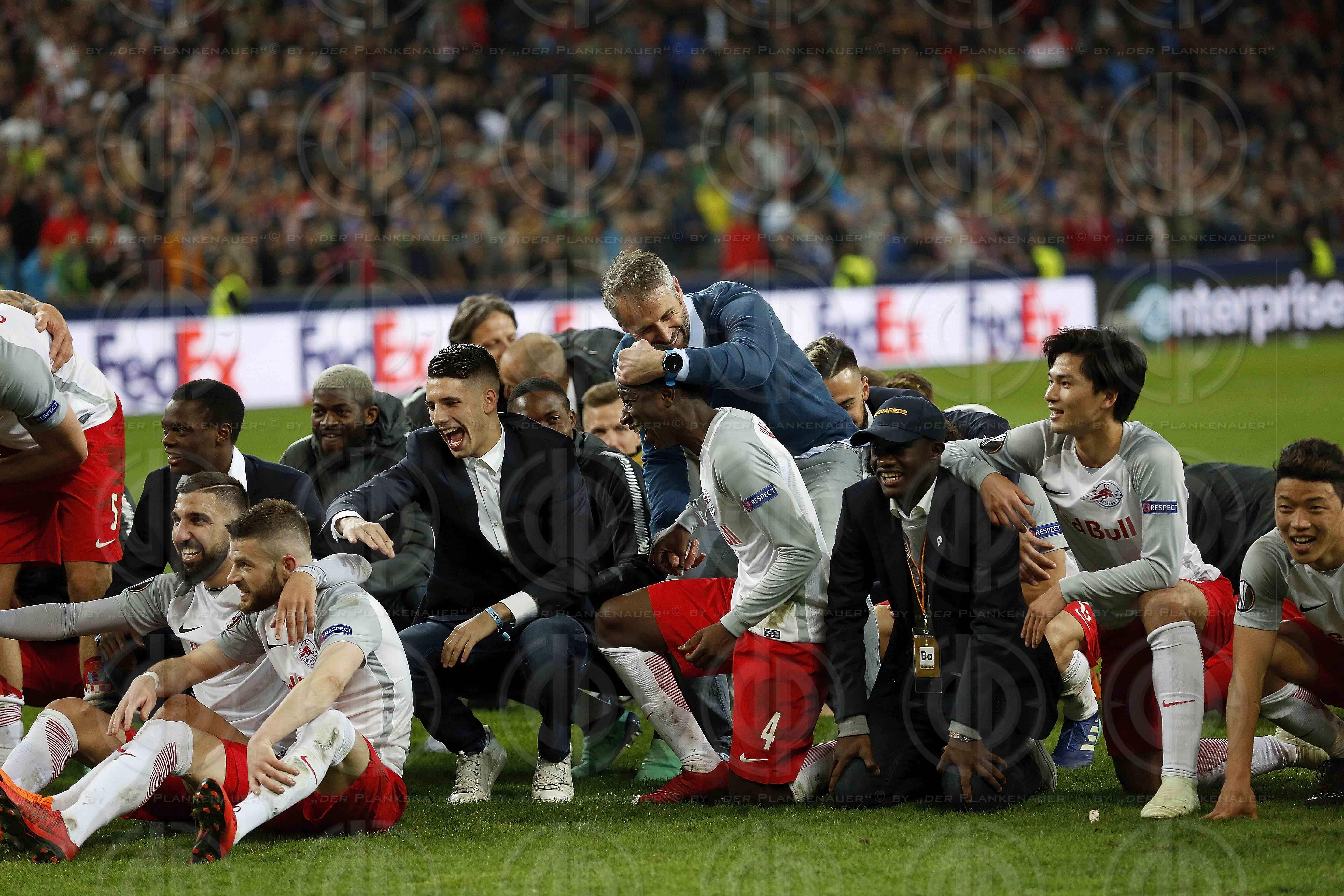 EL FC Salzburg vs. Lazio Rom (4:1)