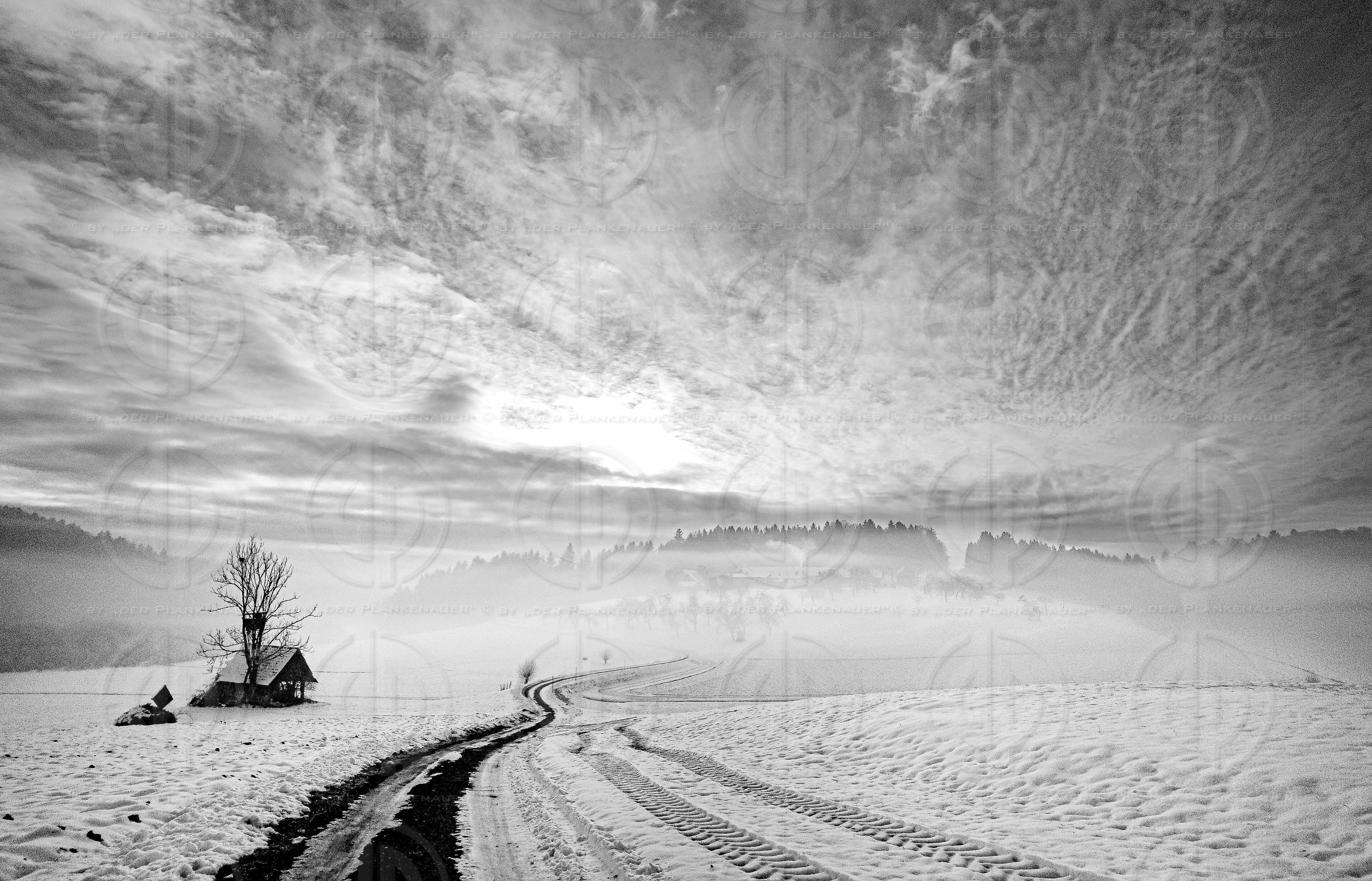 Steirische Landschaft am 16.12.2021