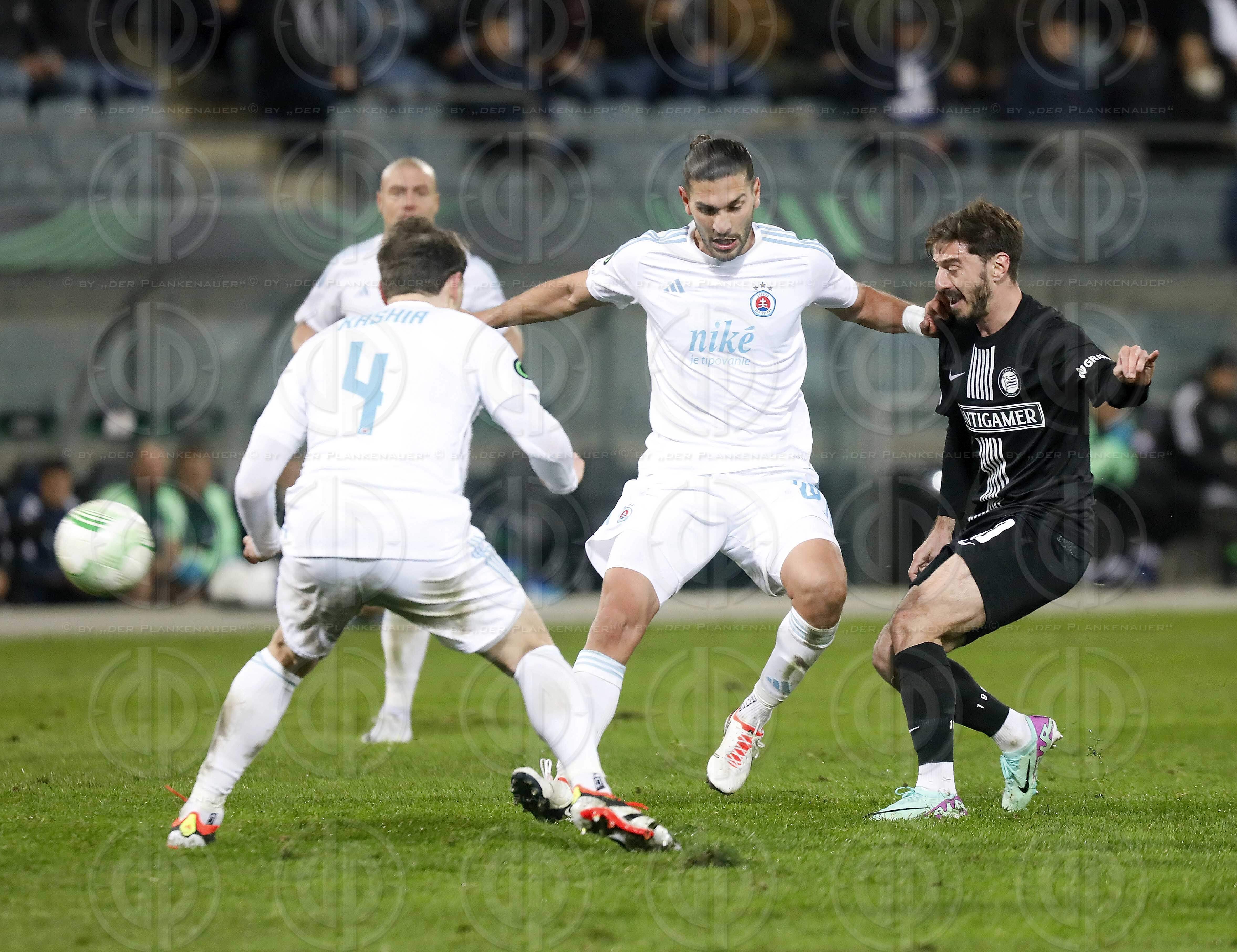 Conference League SK Sturm vs. Slovan Bratislava (4:1) am 15.02.