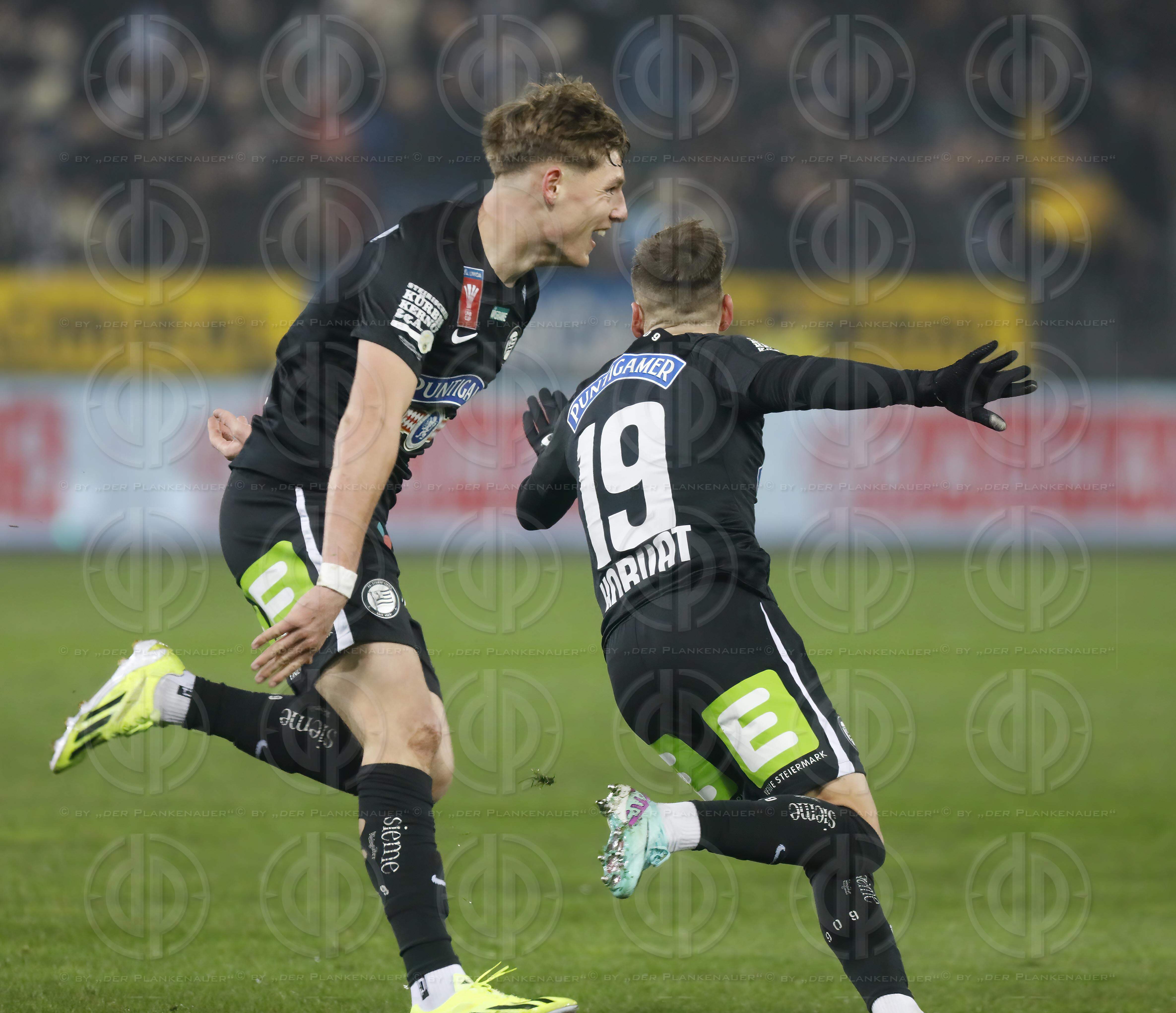 Cup SK Sturm vs. FK Austria Wien (2:0) am 02.02.2024