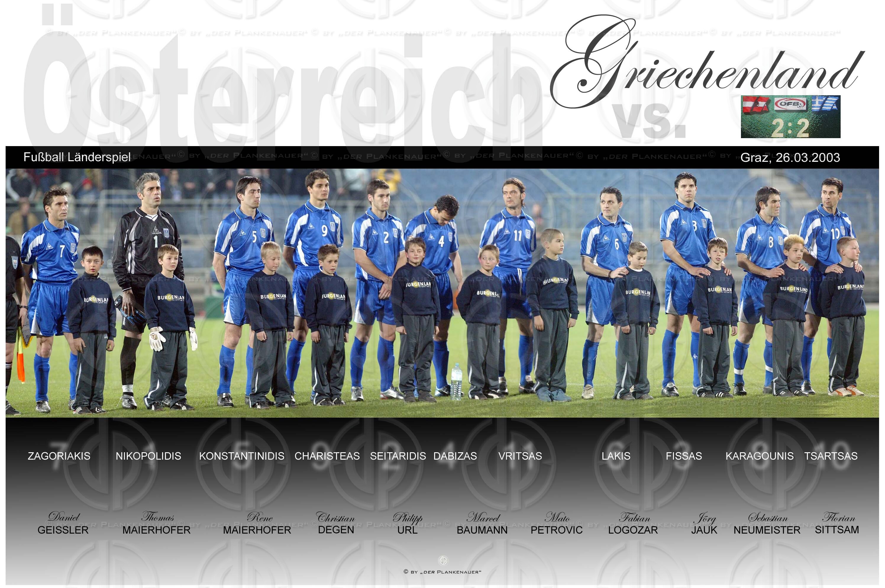 Länderspiel Österreich vs. Griechenland (2:2)