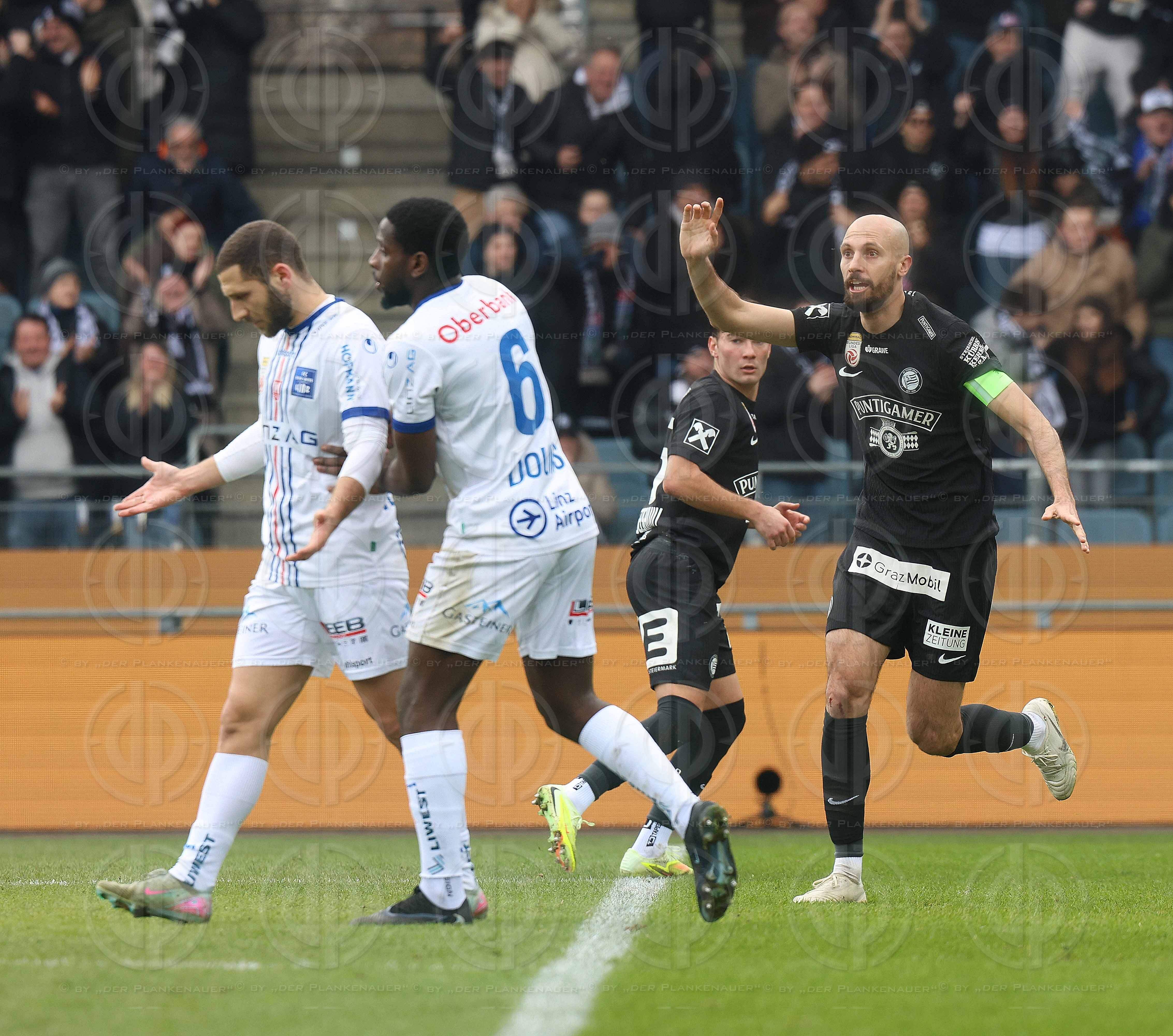 SK Sturm vs. Blau-Weiß Linz (1:0) am 22.02.2026