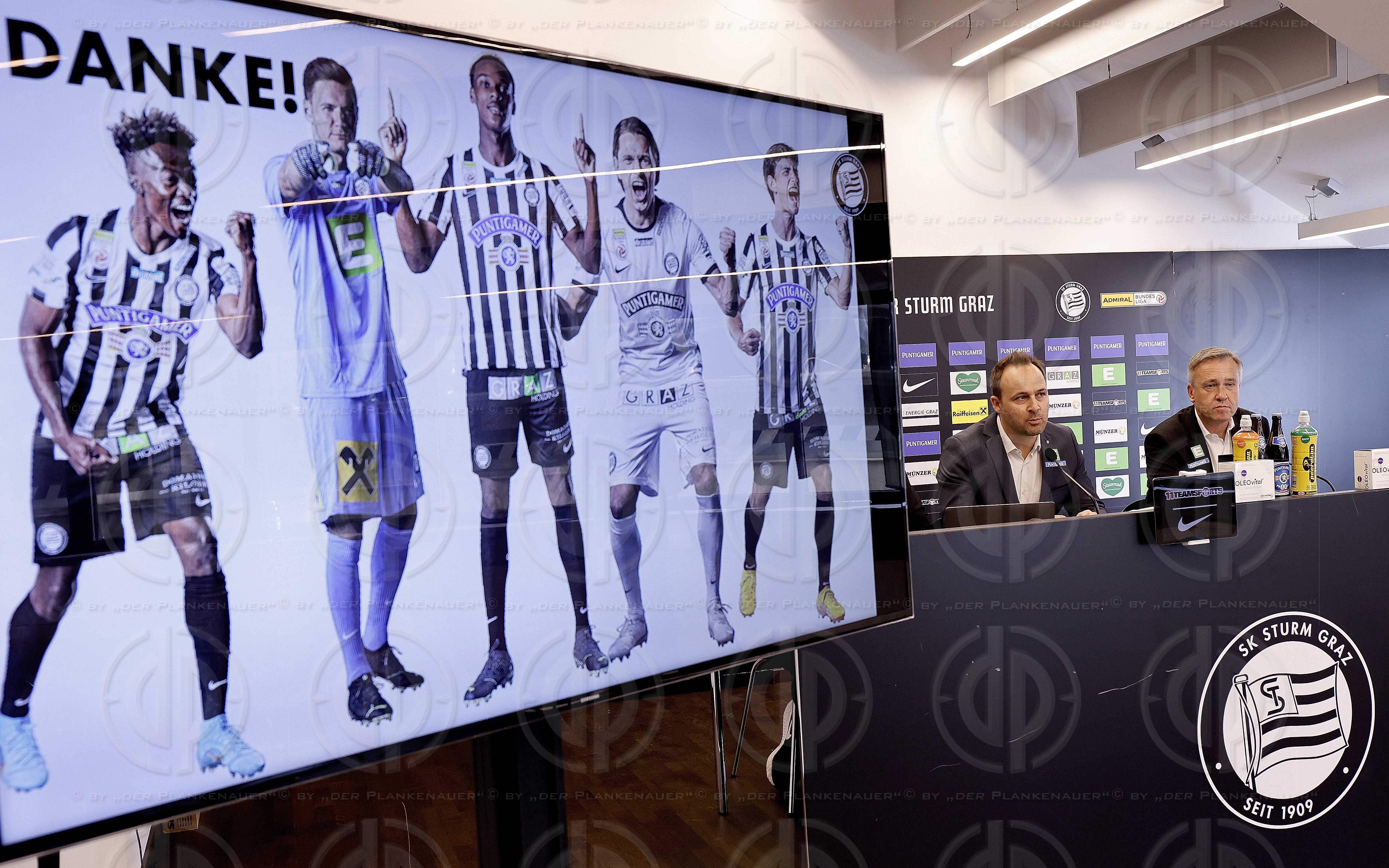 SK Sturm Pressekonferenz am 03.10.2022