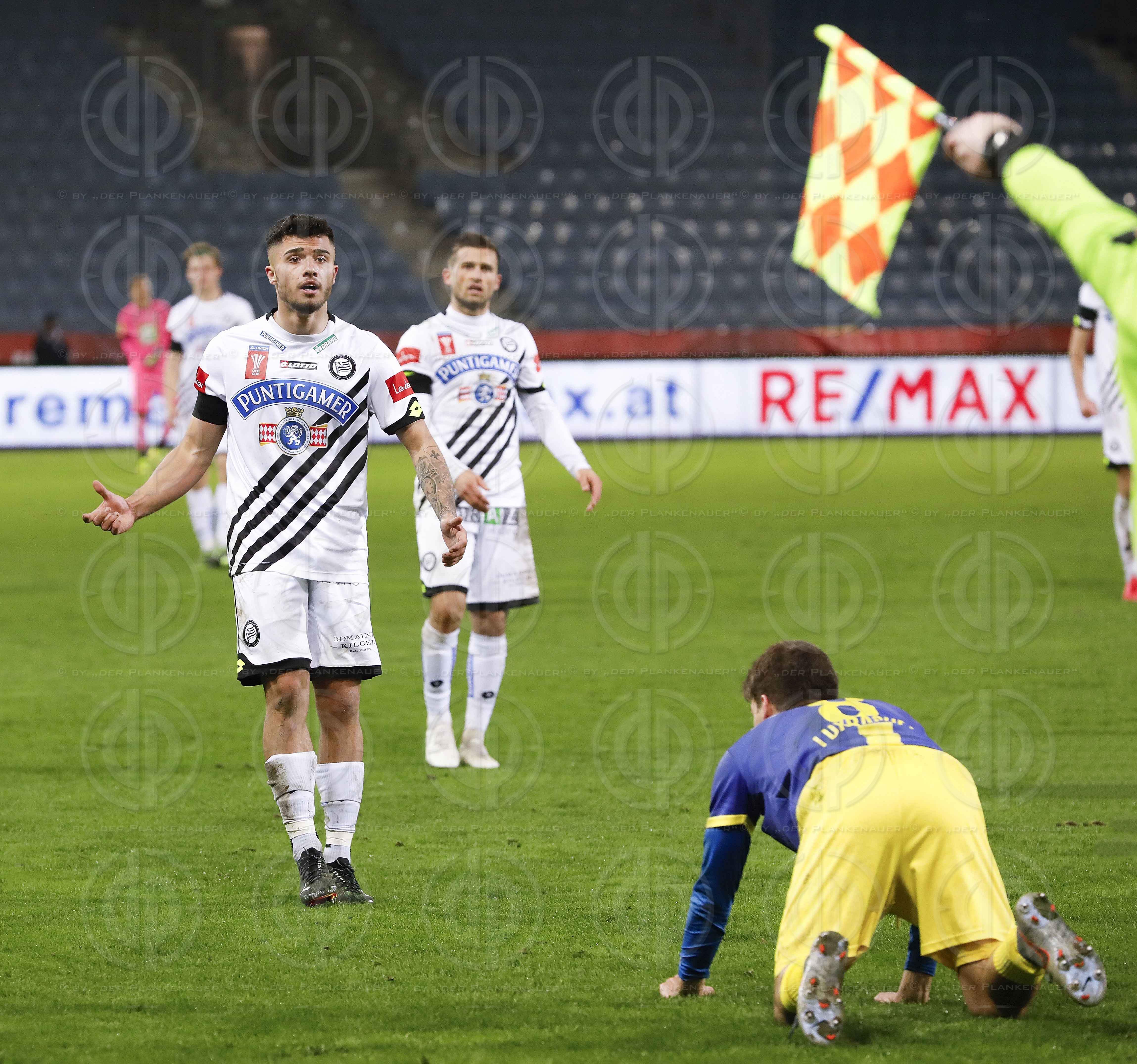 Cup SK Sturm vs. Vienna am 05.02.2021 (1:0)