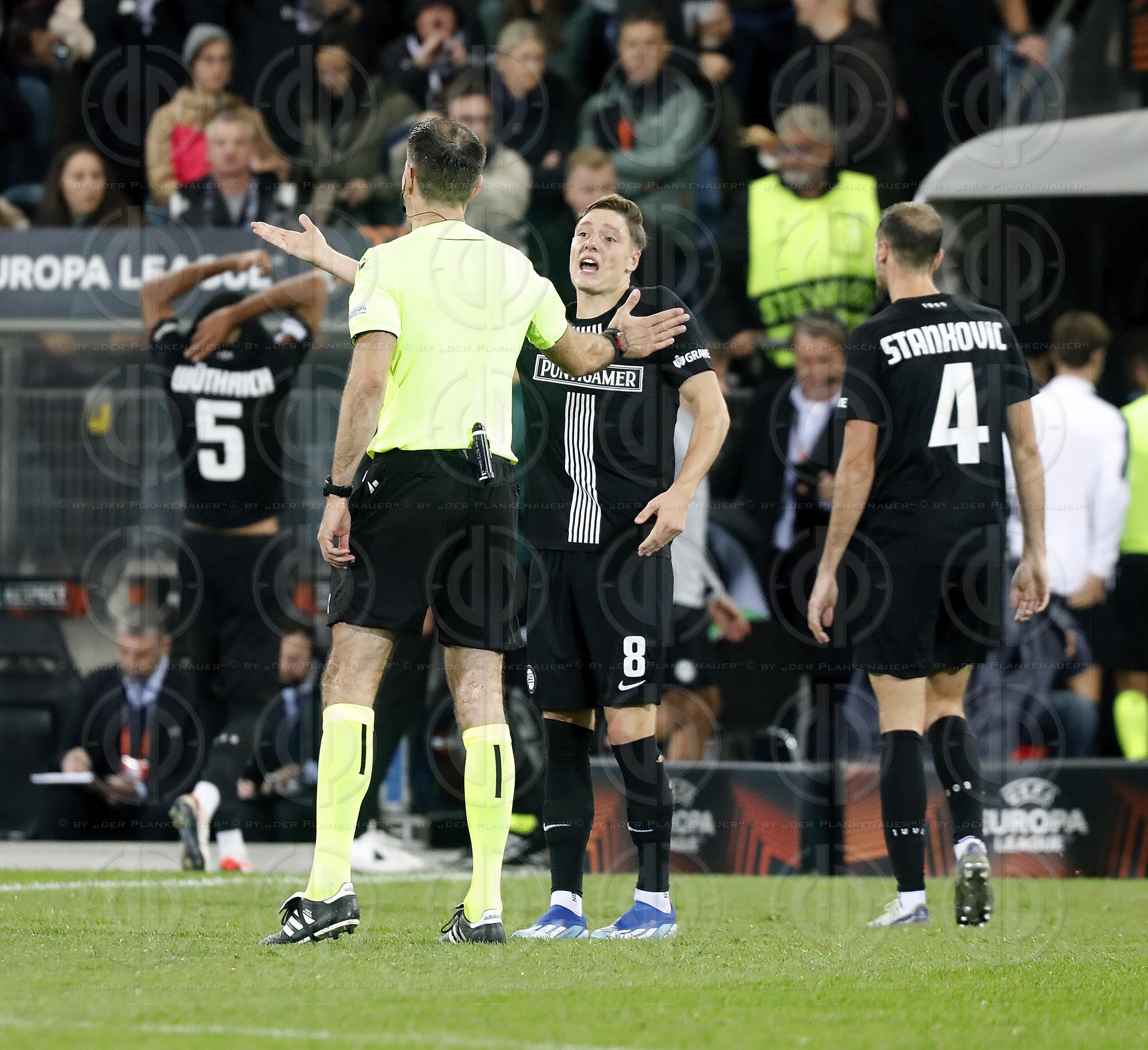 EL SK Sturm vs. Atalanta Bergamo (2:2) am 26.10.2023