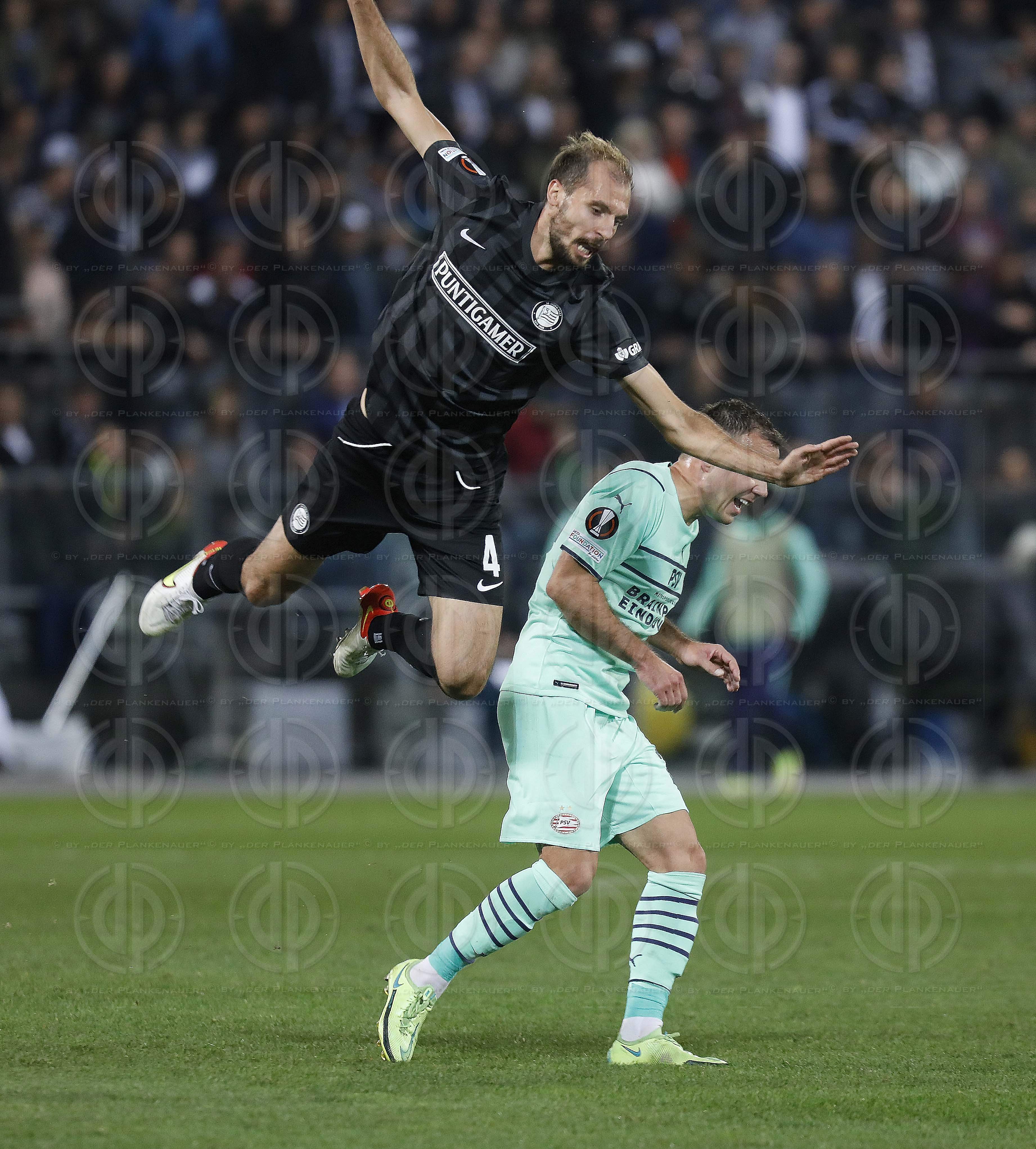 UEL-Gruppe B SK Sturm vs. PSV Eindhoven (1:4) am 30.09.2021