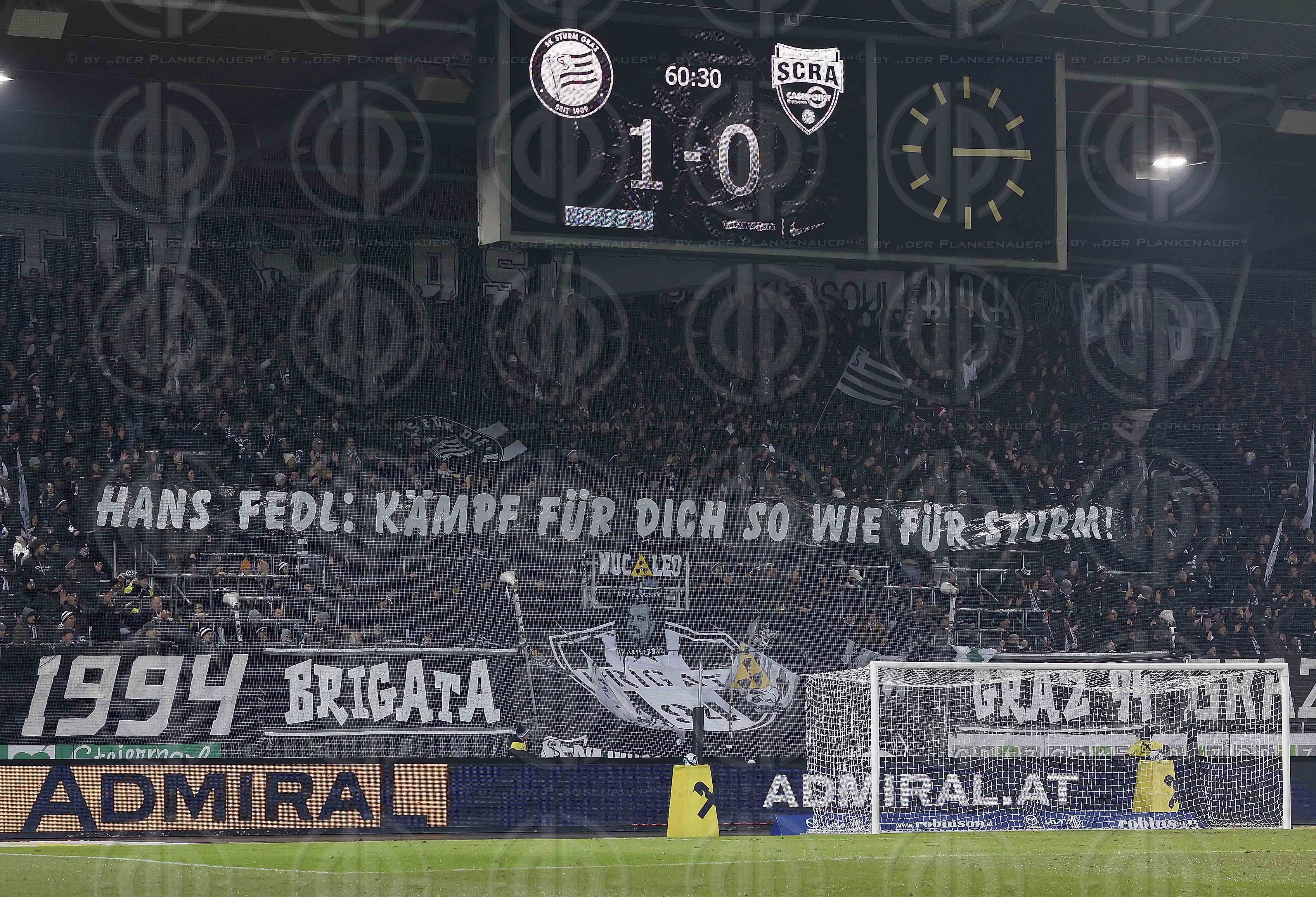 SK Sturm vs. SCR Altach (1:0) am 10.12.2023