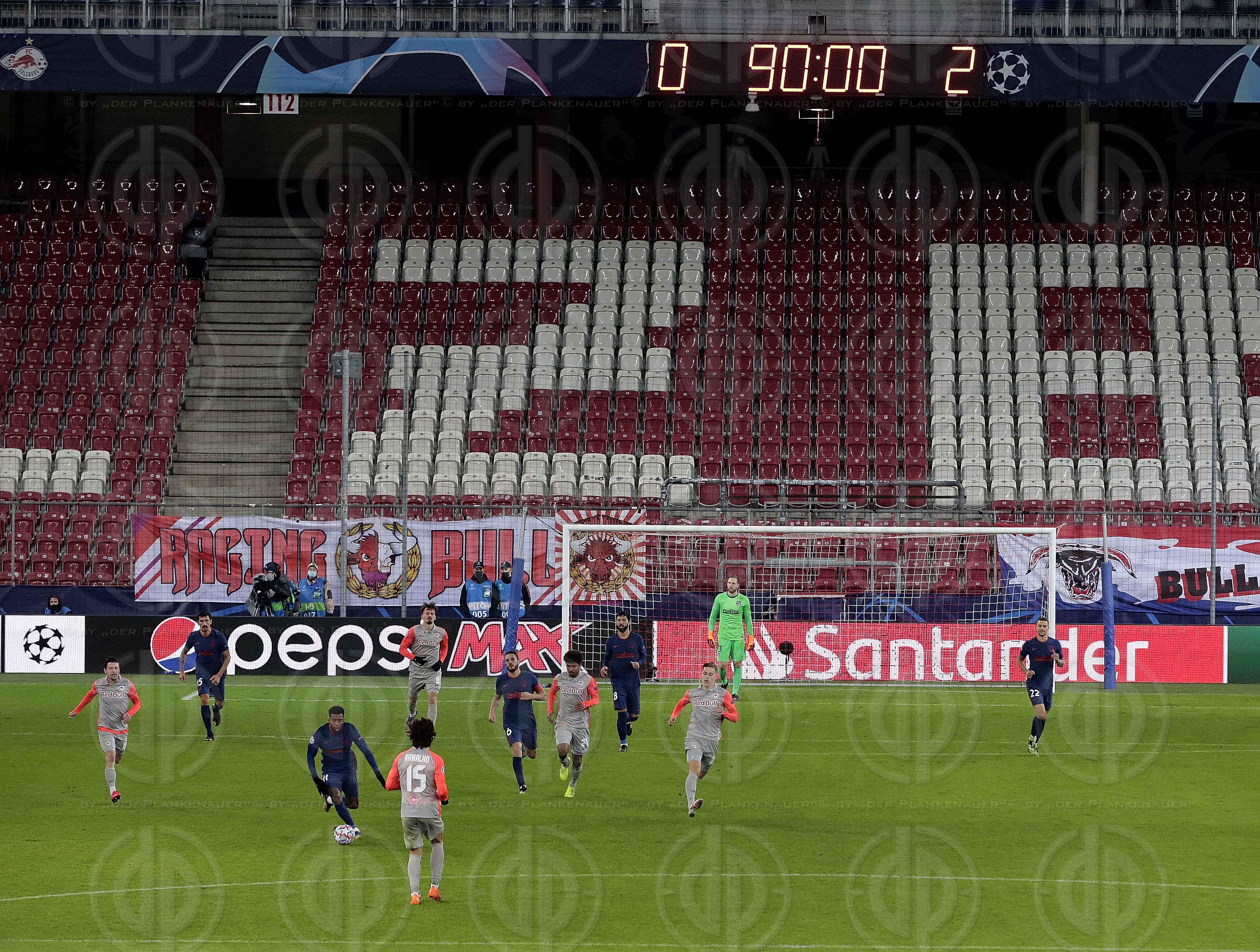 CL FC Red Bull Salzburg vs. Atletico Madrid (0:2),  09.12.2020