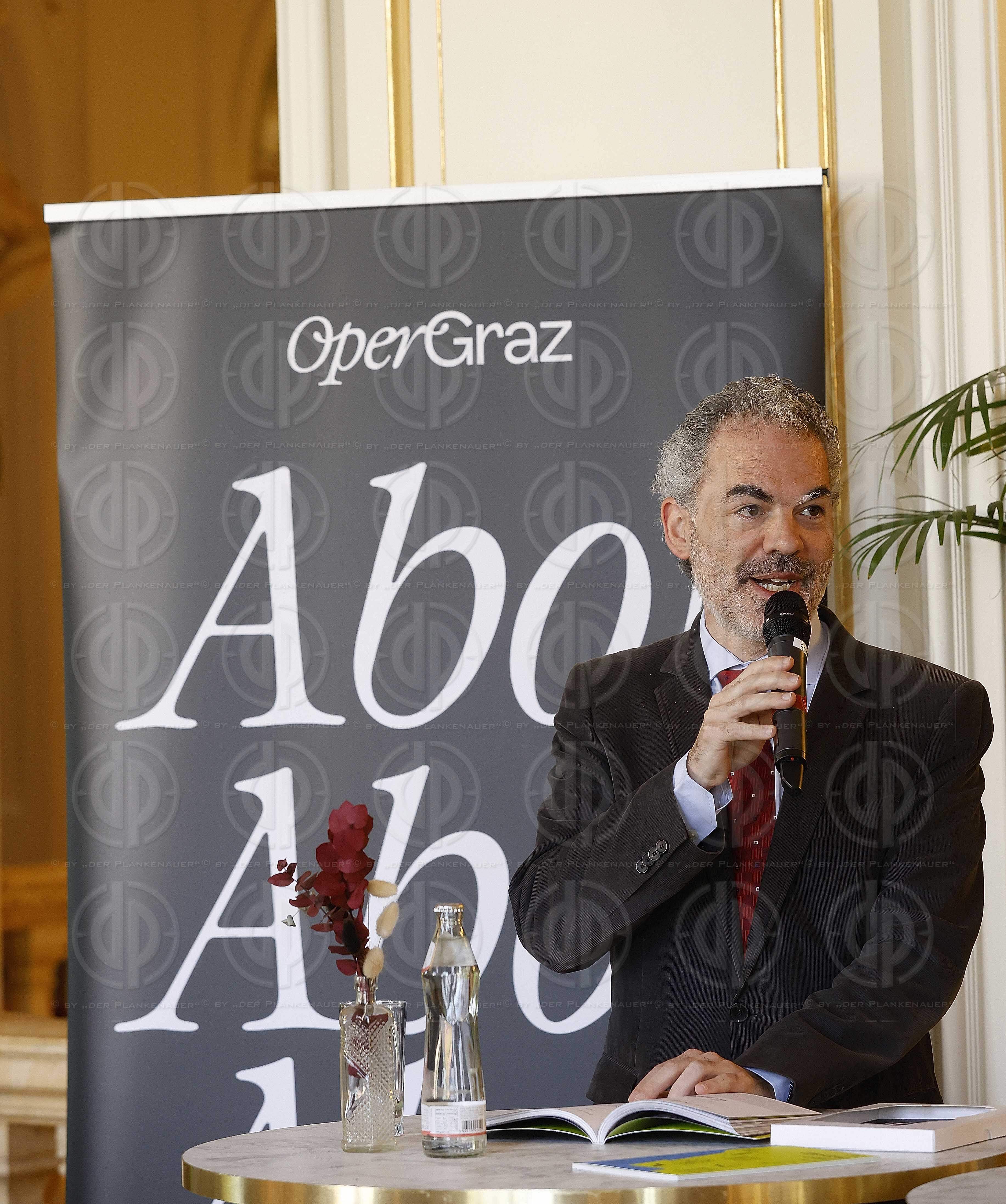 Oper Graz Pressekonferenz zu Spielzeit 2025/26 am 30.04.2025