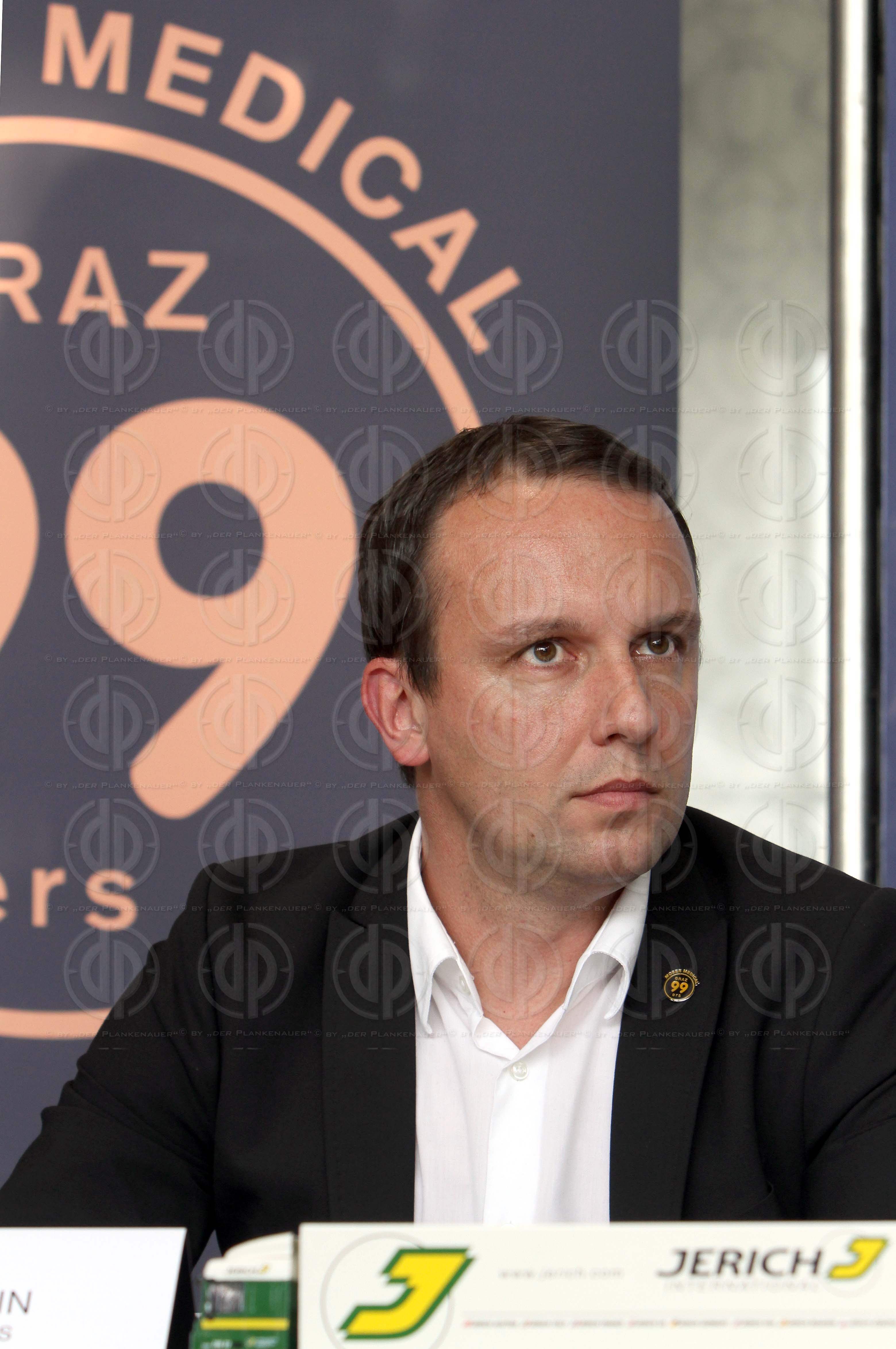 PK Thomas Vanek bei den Graz 99ers