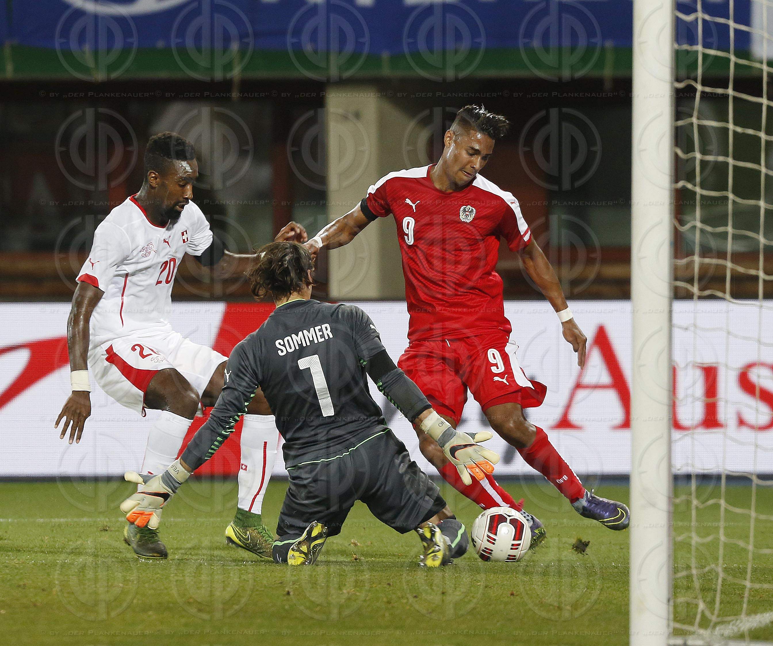 Laenderspiel Oesterreich vs. Schweiz (1:2)