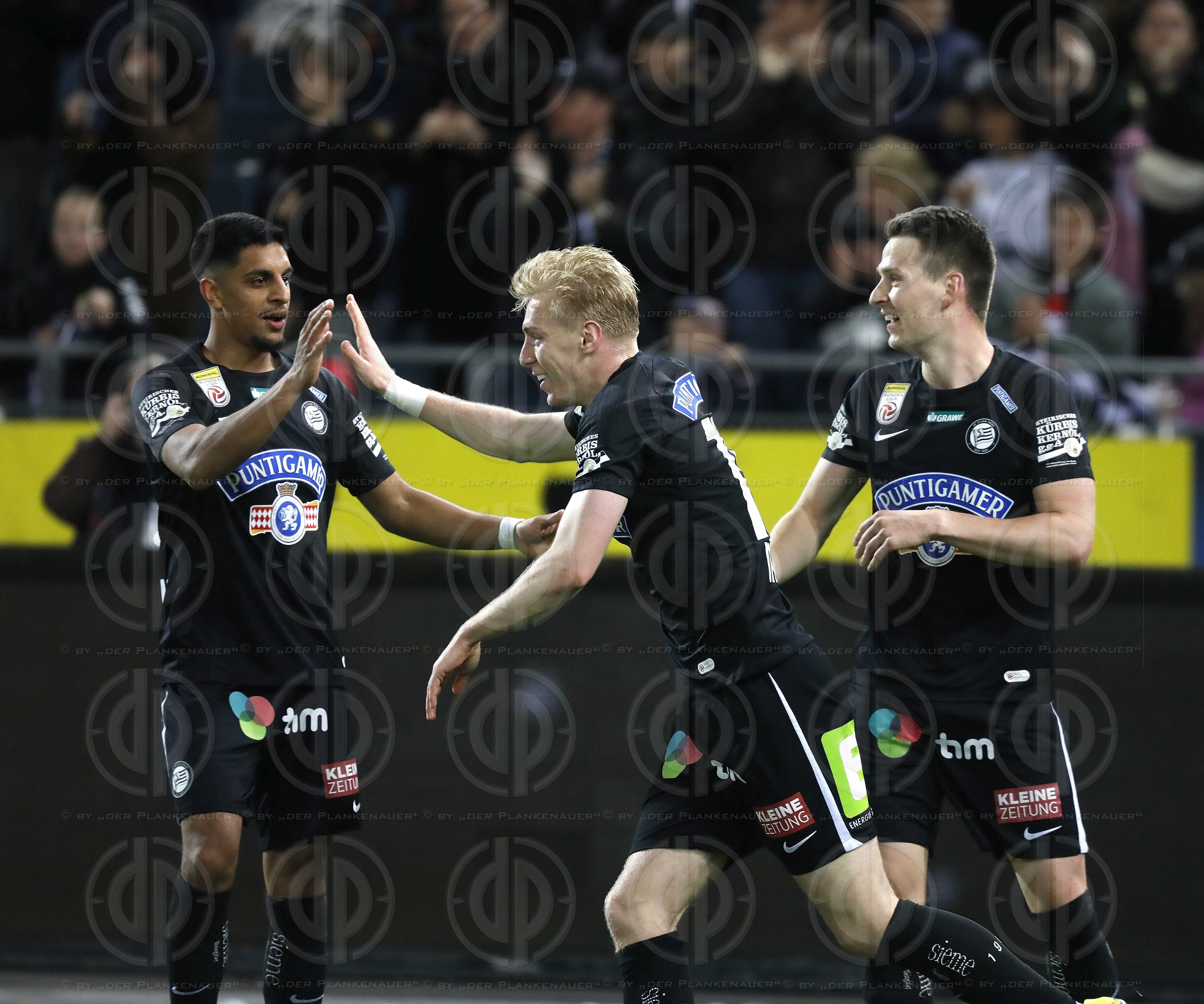 SK Sturm vs. RZ Pellets WAC (4:0) am 03.03.2024