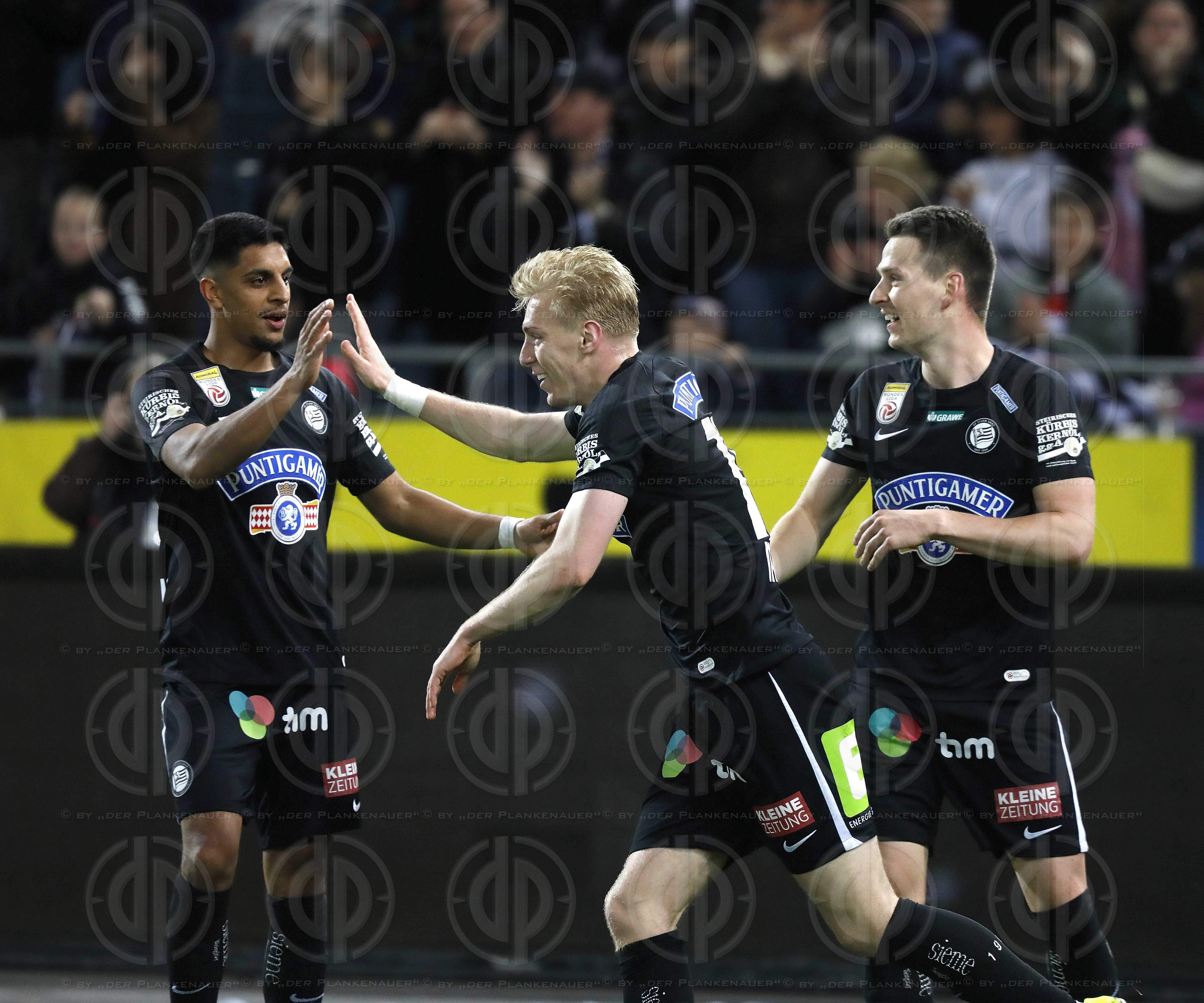 SK Sturm vs. RZ Pellets WAC (4:0) am 03.03.2024