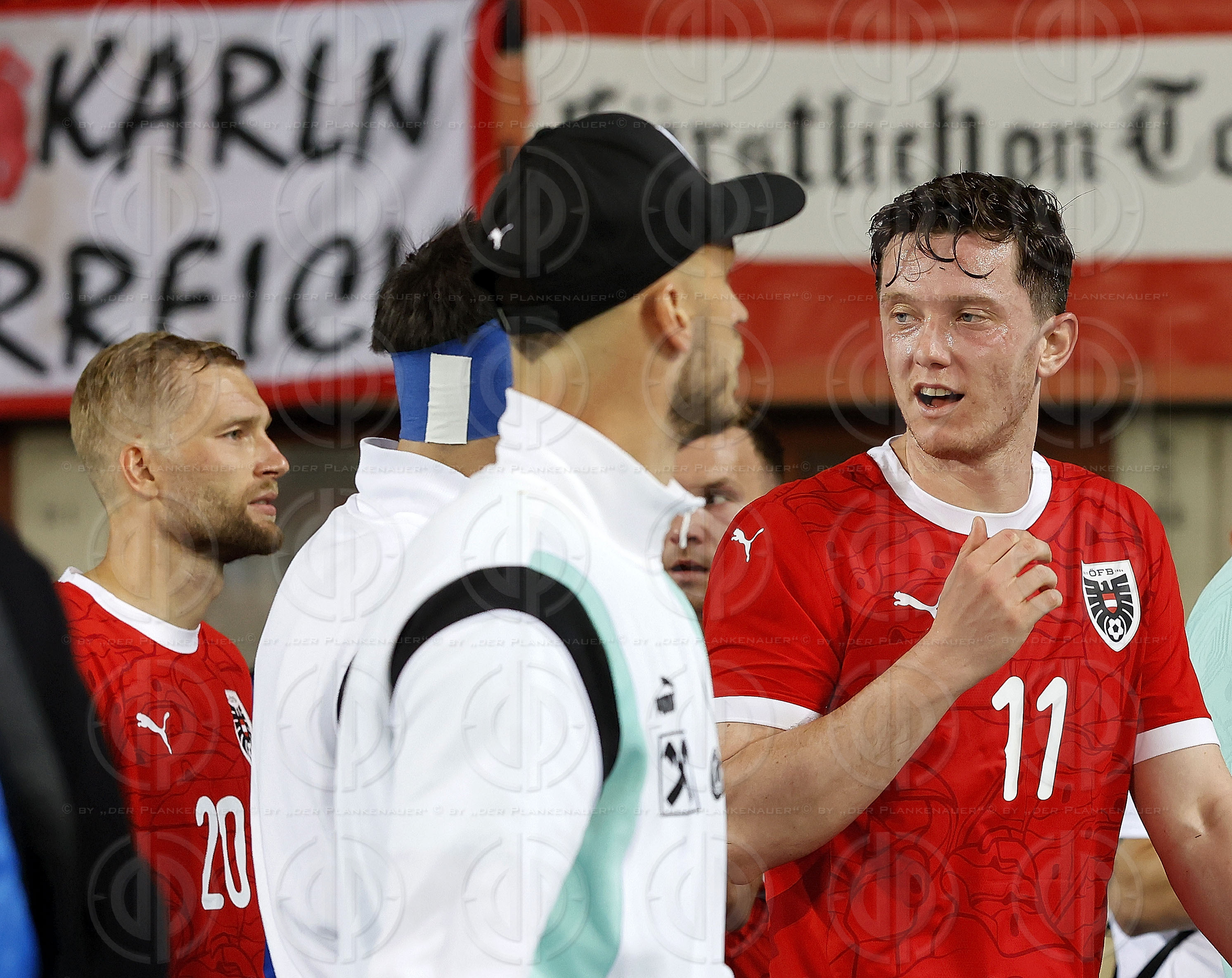 Länderspiel Österreich vs. Serbien (2:1) am 04.06.2024