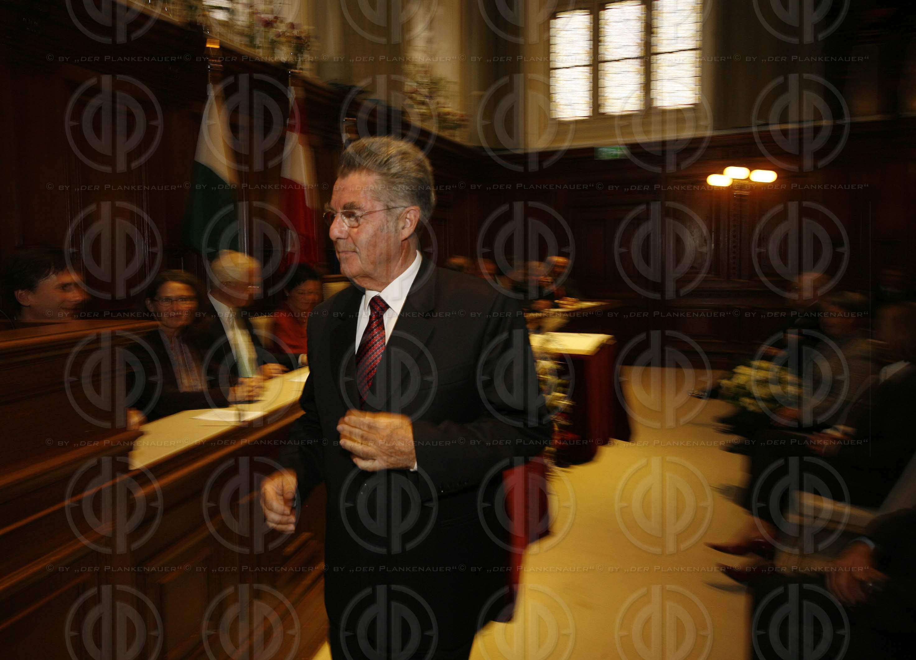 Ehrenbürgerfeier für BP Dr. Heinz FISCHER