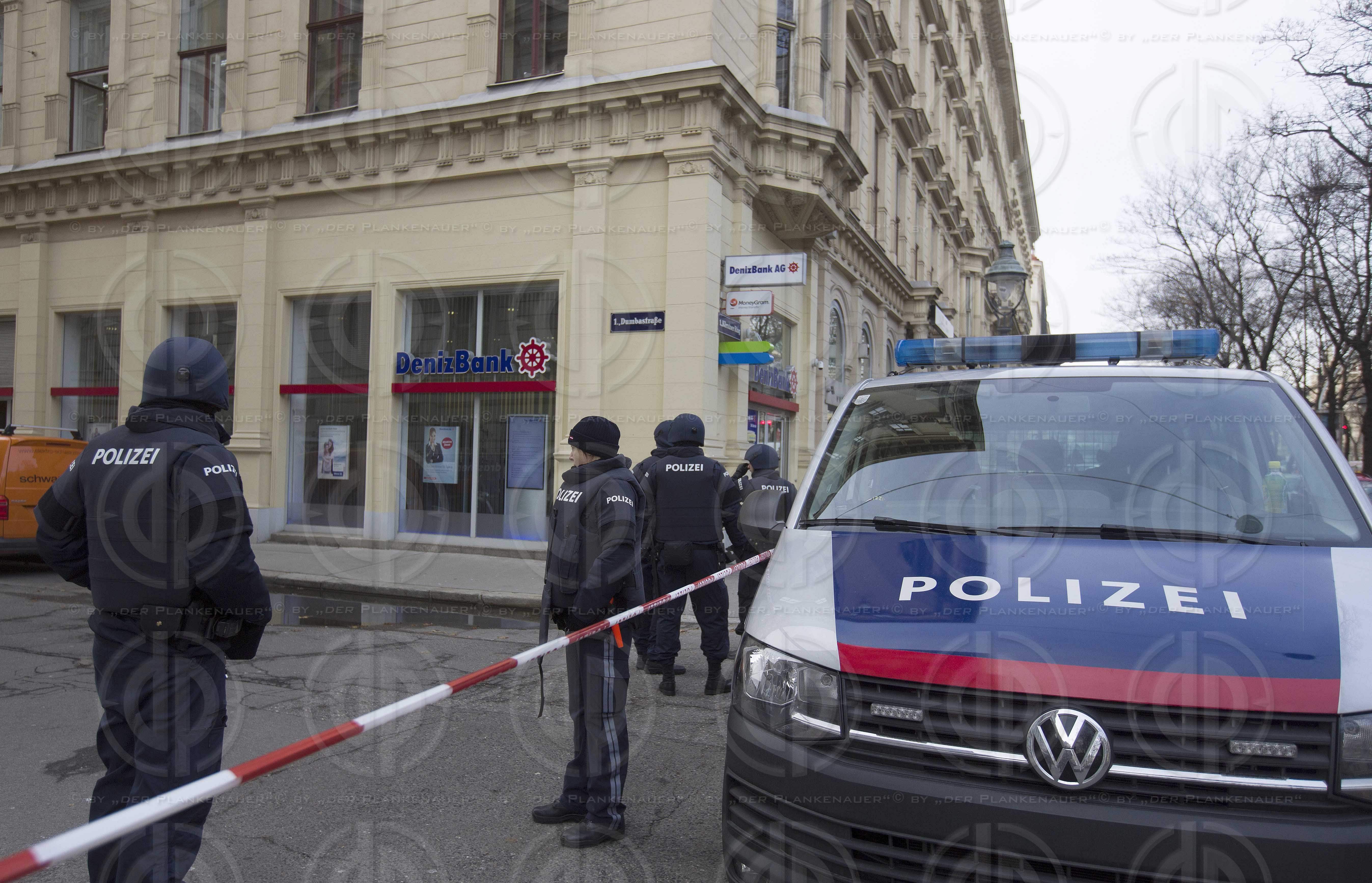 Ueberfall auf Bank in Wien