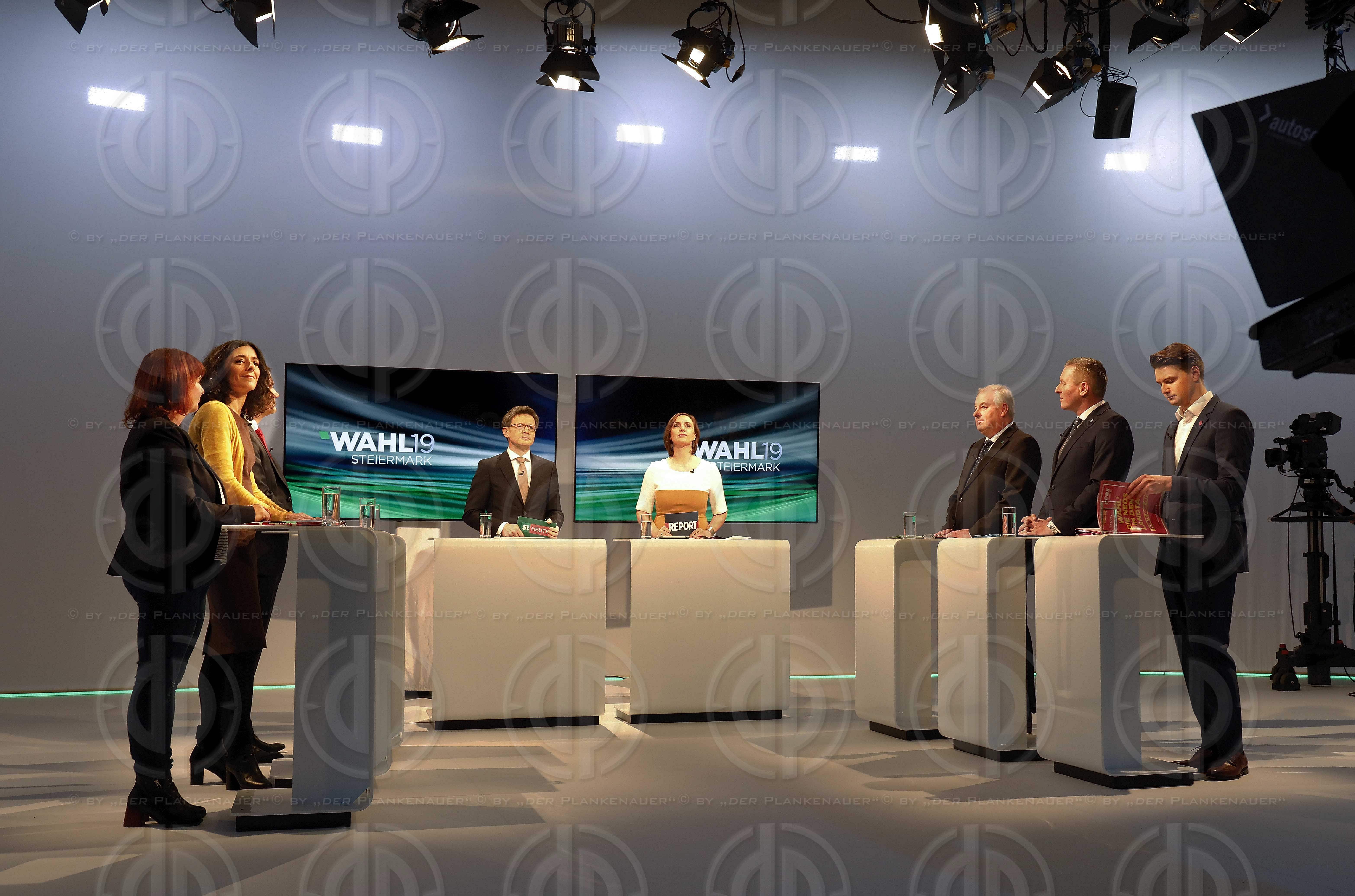 ORF TV Live-Diskussion Landtagswahl Steiermark 2019