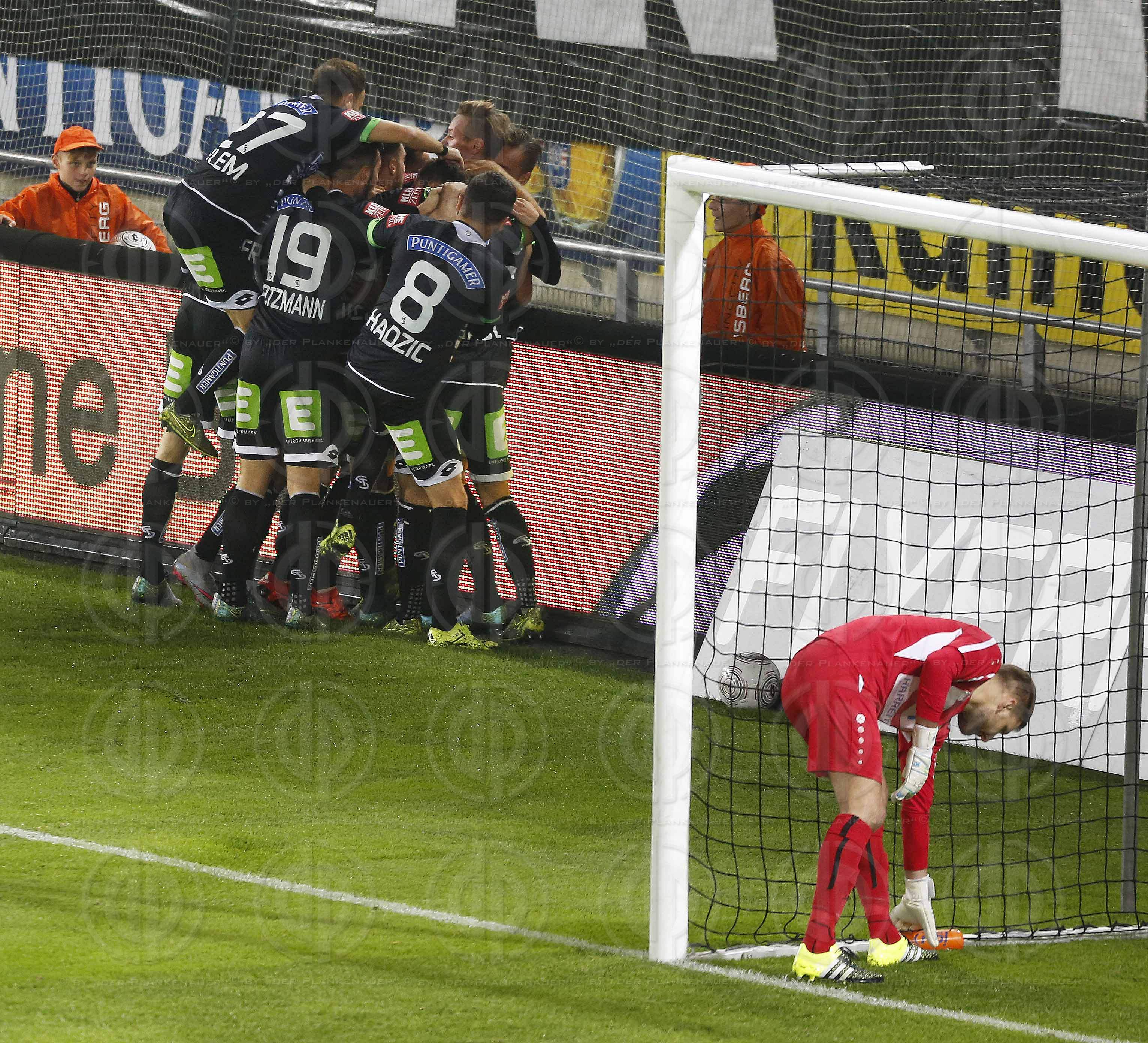 SK Sturm vs. SCR Altach (3:1 Endstand, 2:0 Pause)