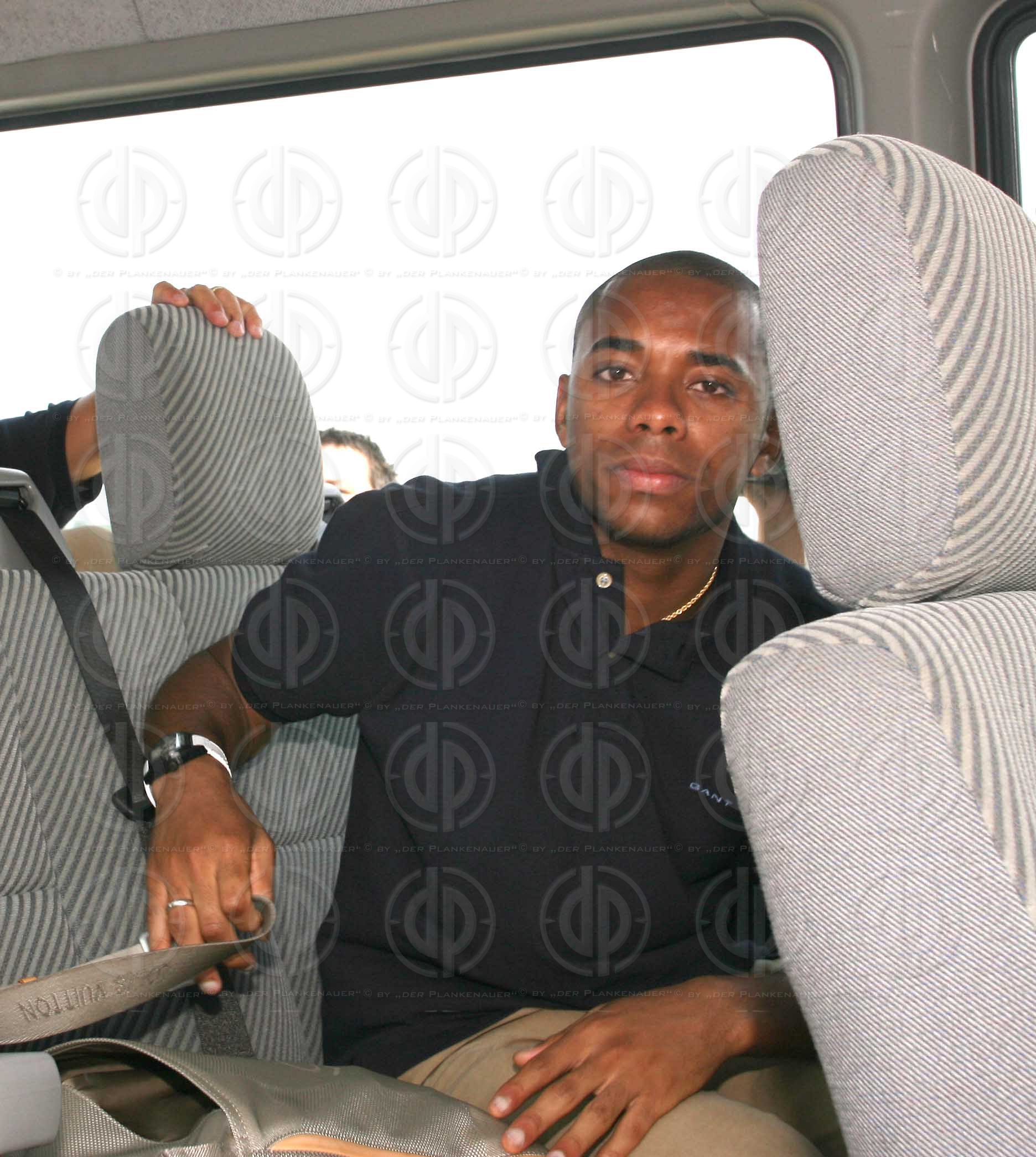 Ankunft Real Madrid Stars