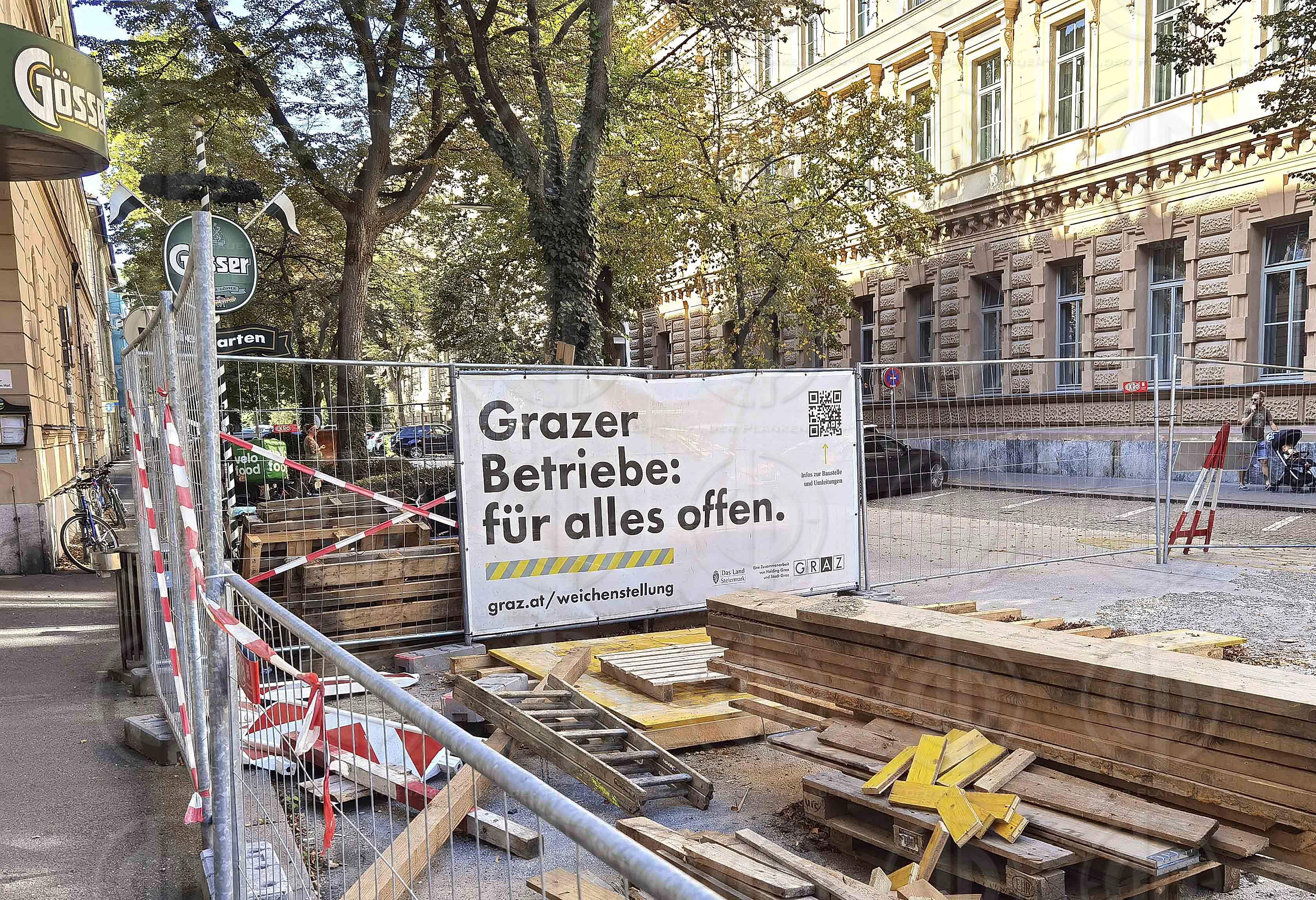 Umbau Neutorgasse in Graz am 14.10.2023