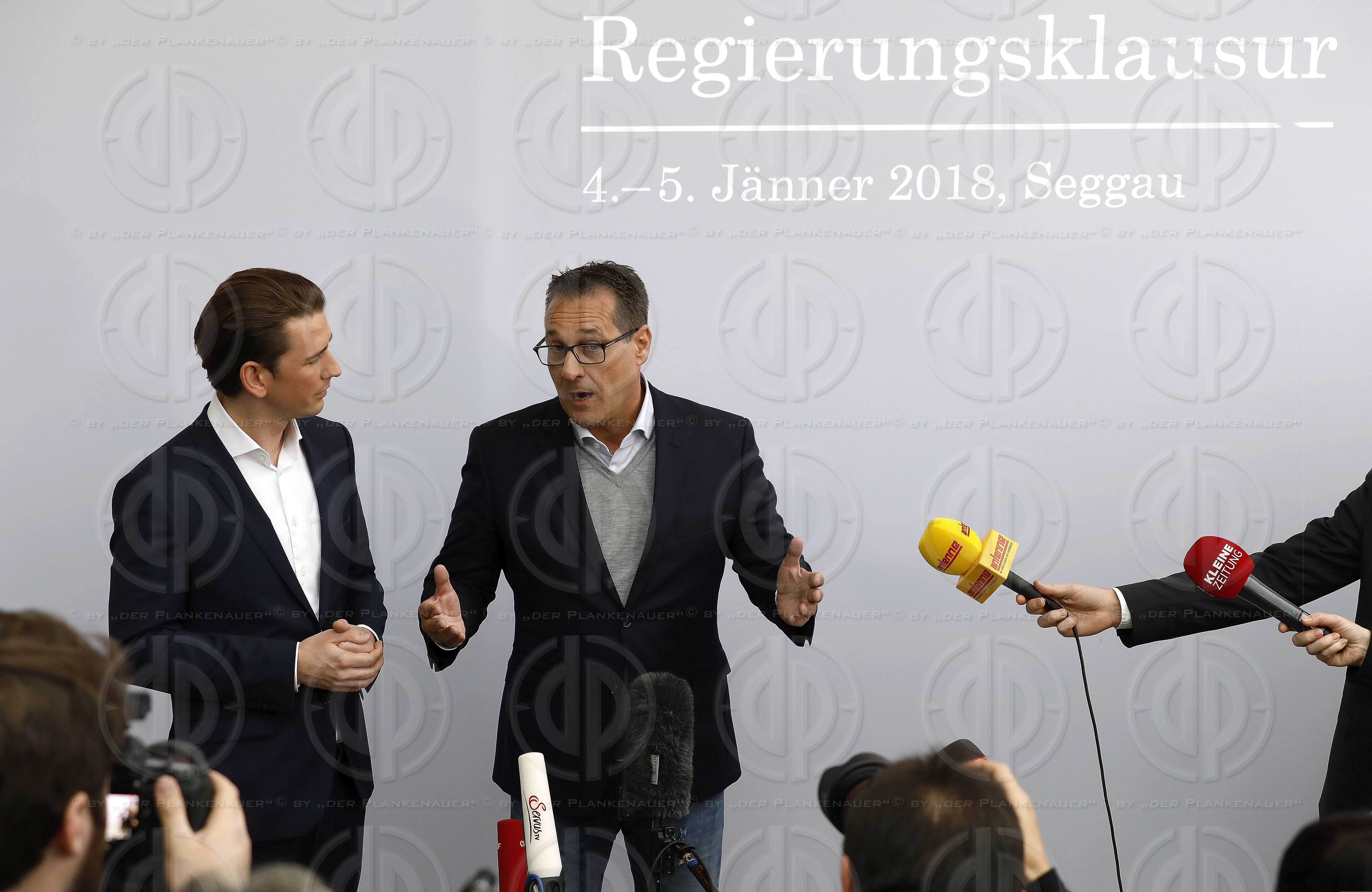 Regierungsklausur im Schloss Seggau/Stmk.