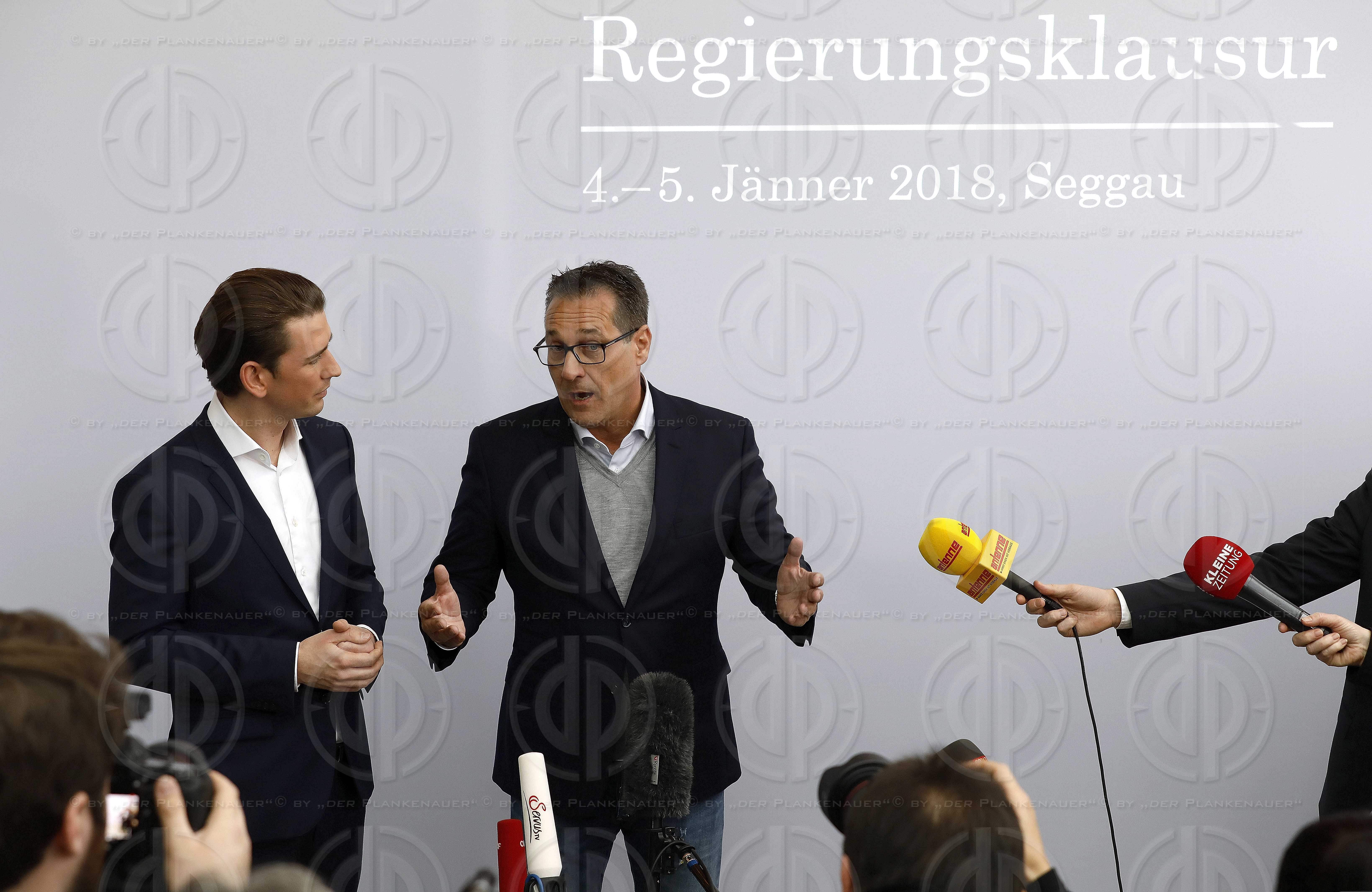 Regierungsklausur im Schloss Seggau/Stmk.