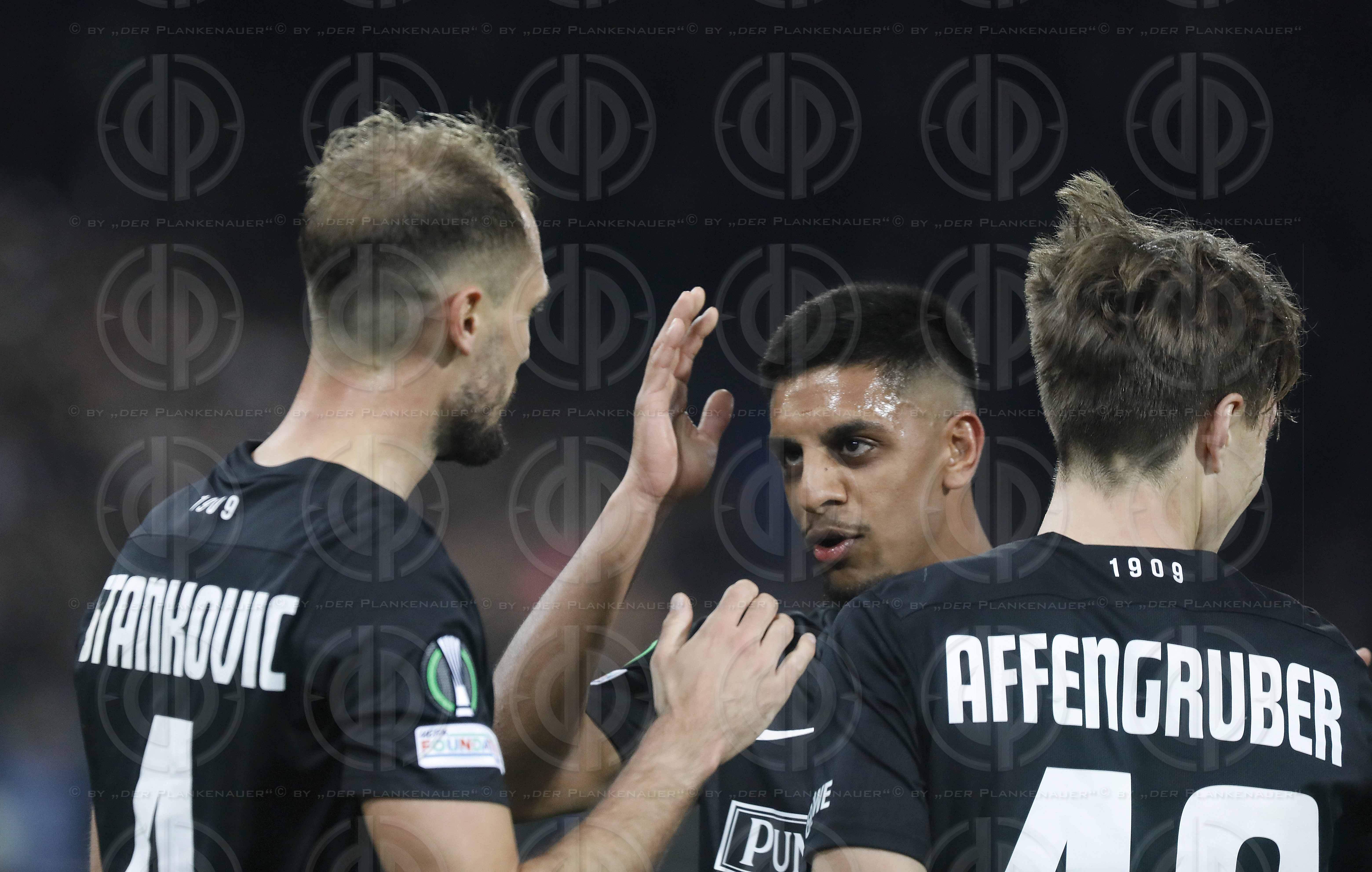 Conference League SK Sturm vs. Slovan Bratislava (4:1) am 15.02.