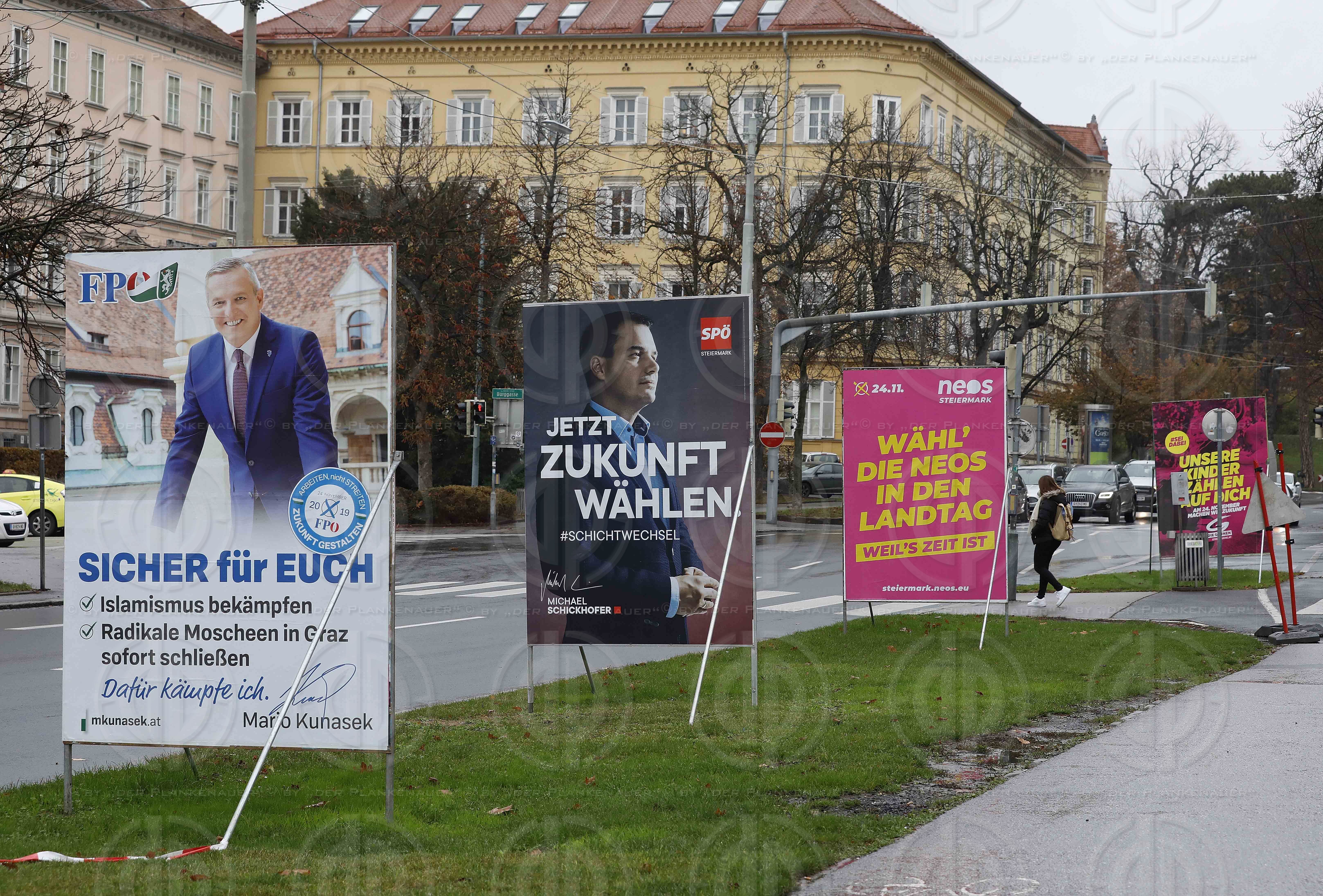 LTWahl19 Steiermark - Wahlplakate