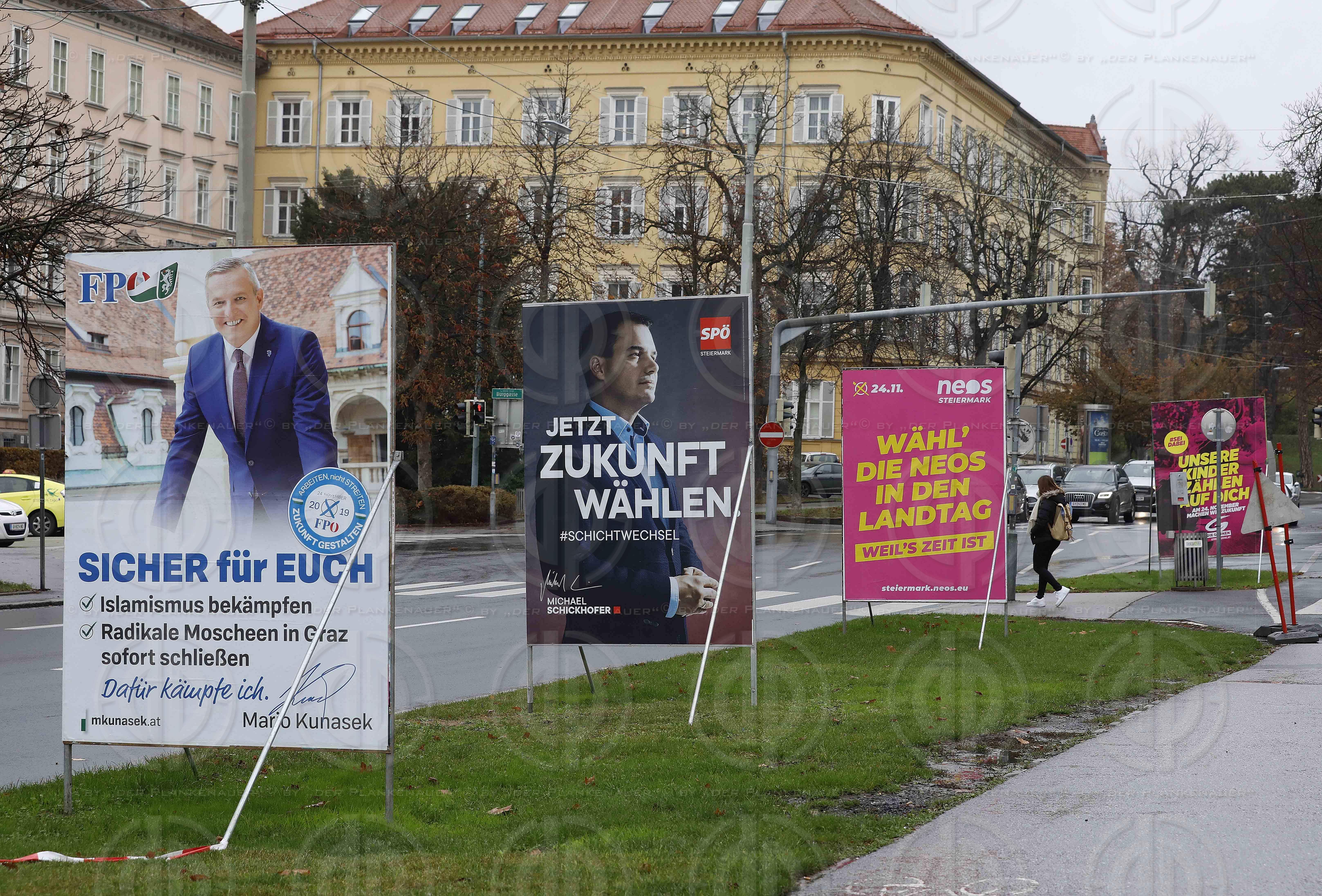 LTWahl19 Steiermark - Wahlplakate