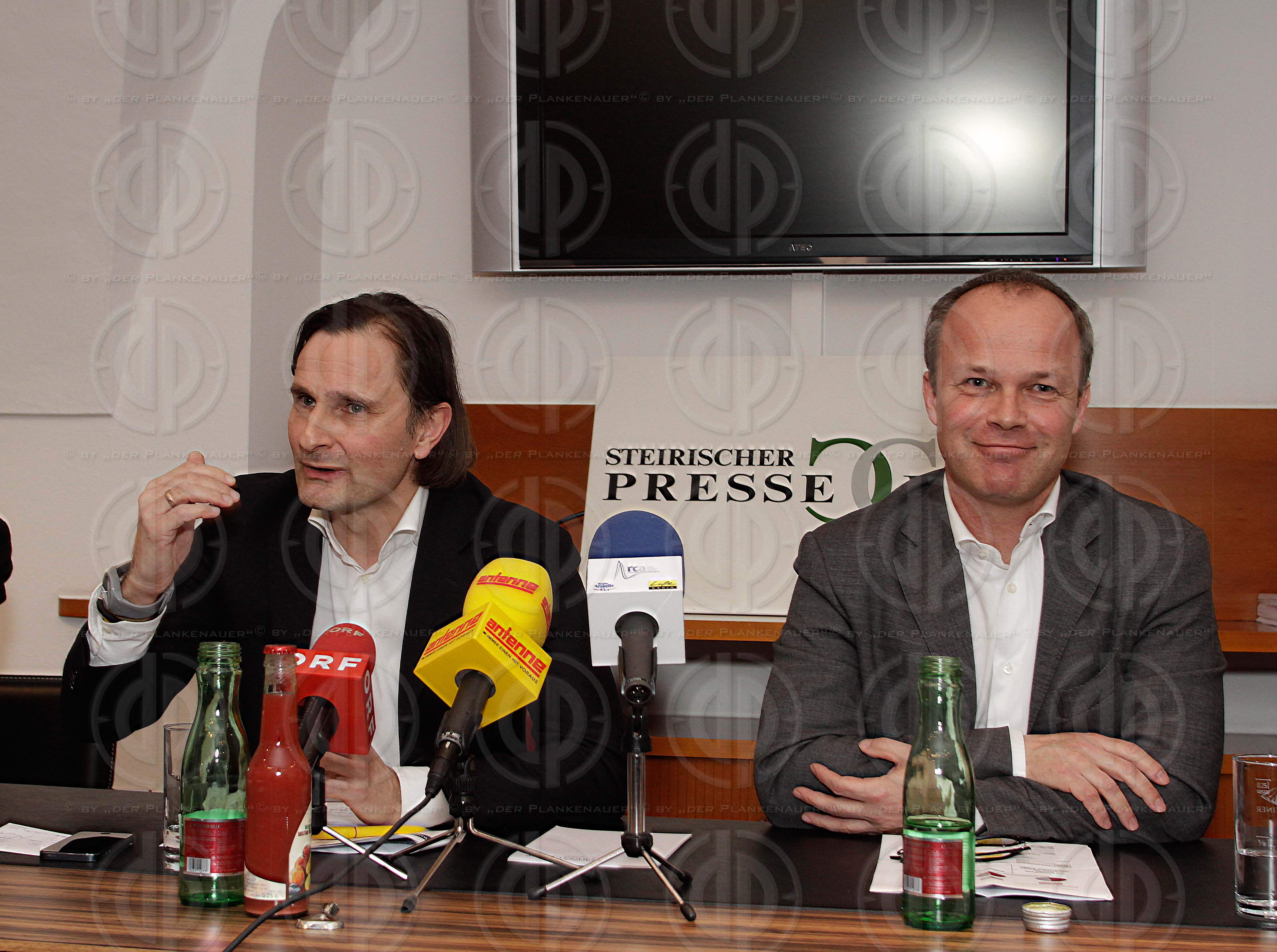 Mediengespraech mit den Styria-Vorstaenden