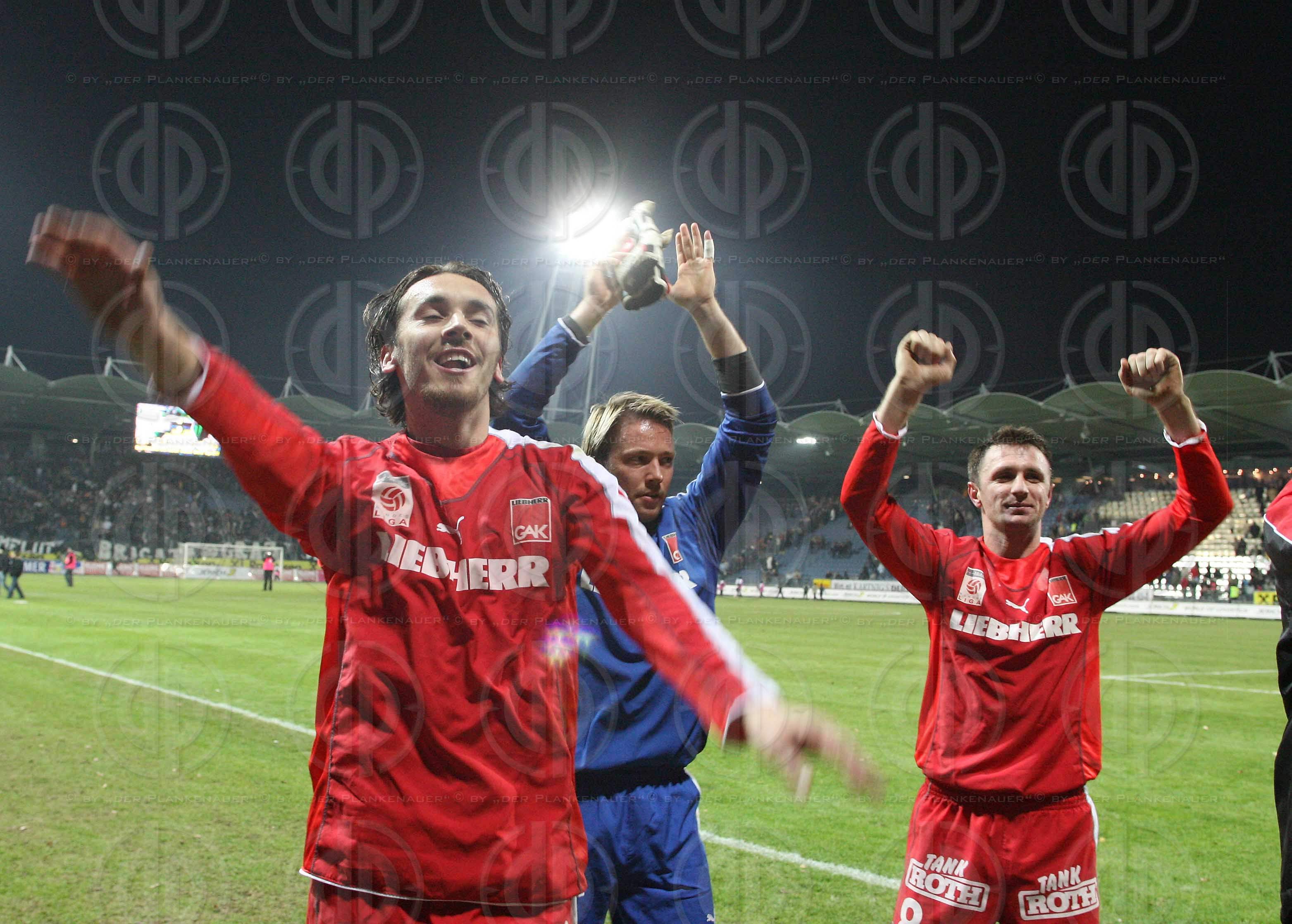 SK Puntigamer Sturm Graz vs. Liebherr GAK (0:2)