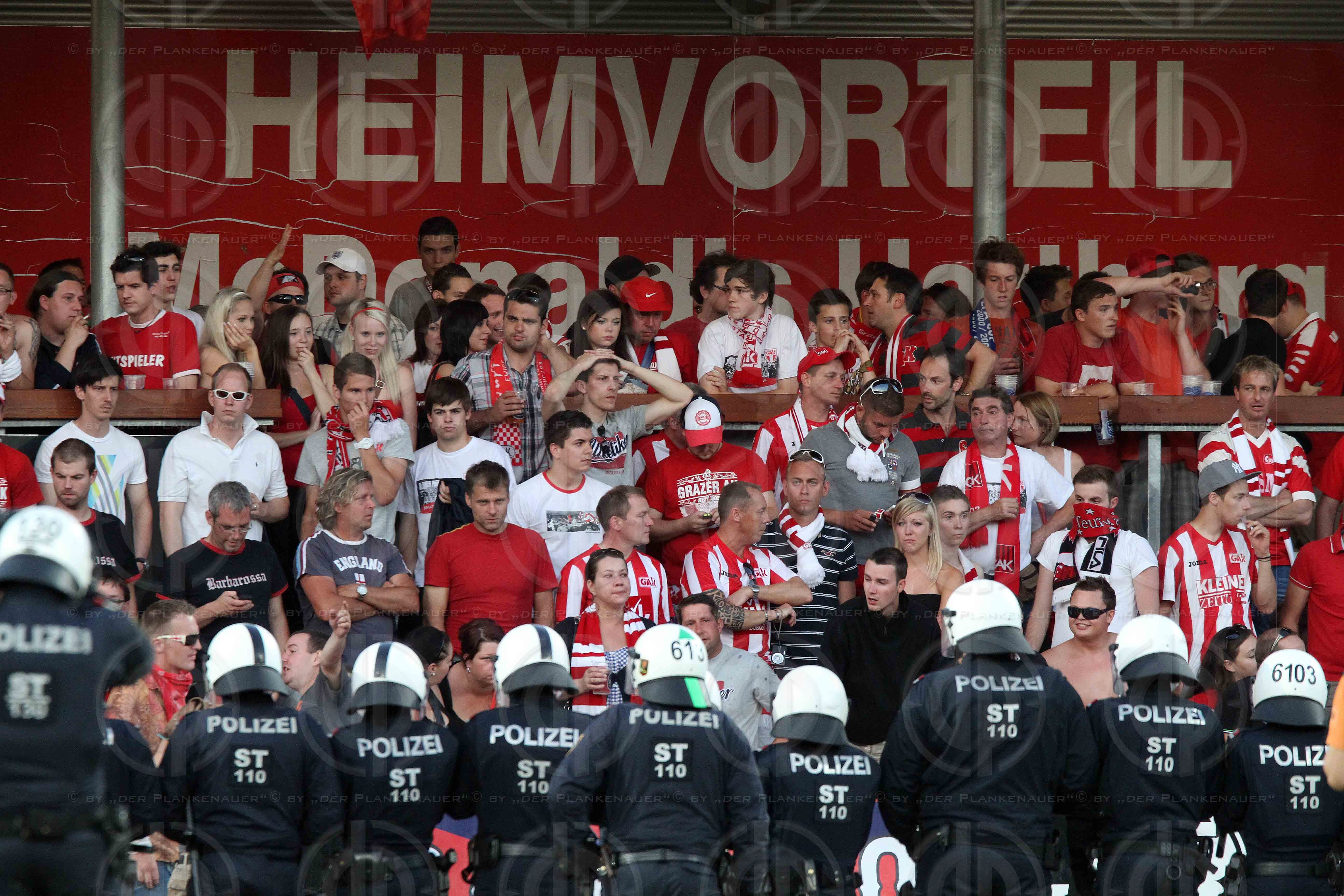 Relegation Hartberg vs. GAK (3:0, Spielabbruch)
