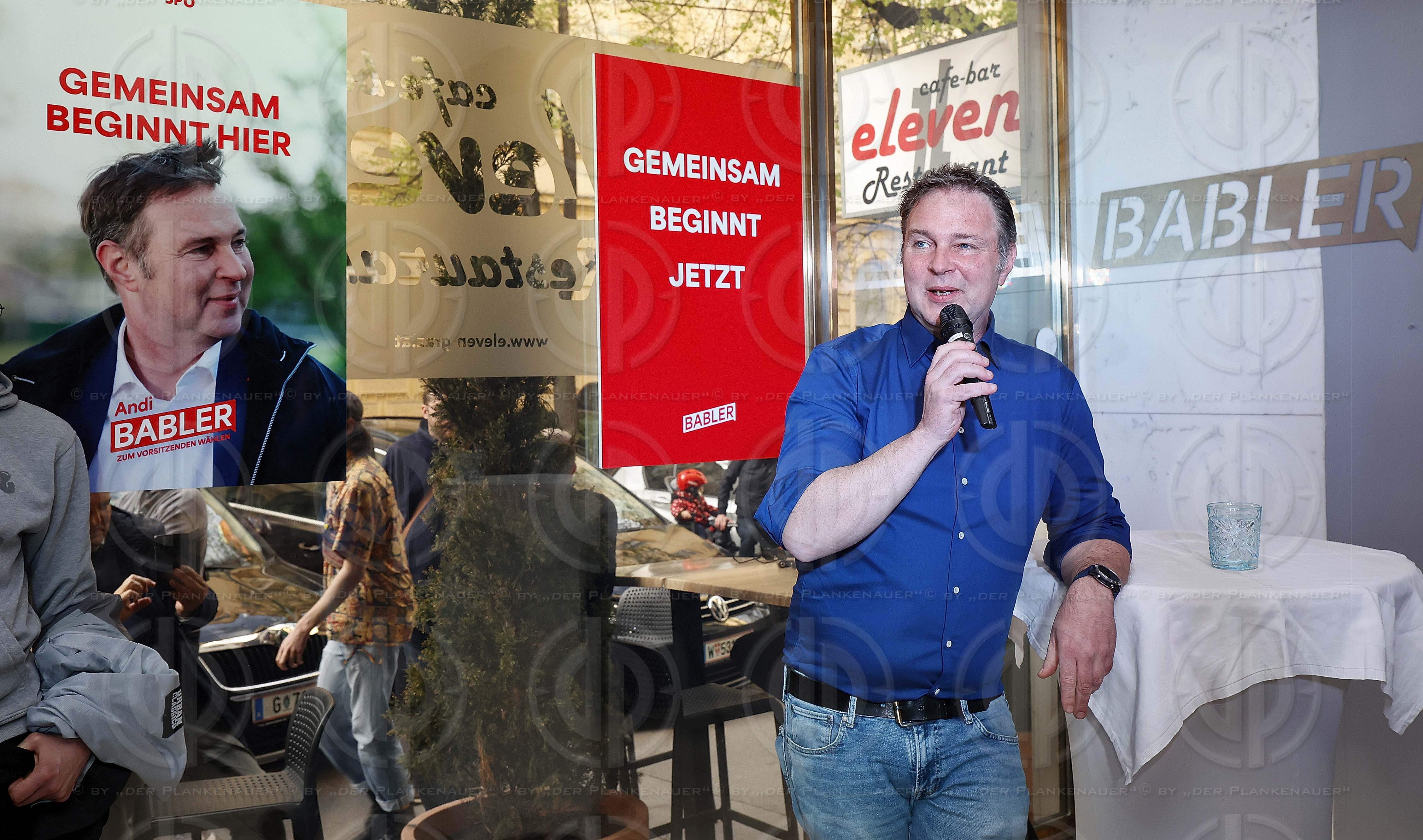 Andi Babler in Graz am 17.04.2023