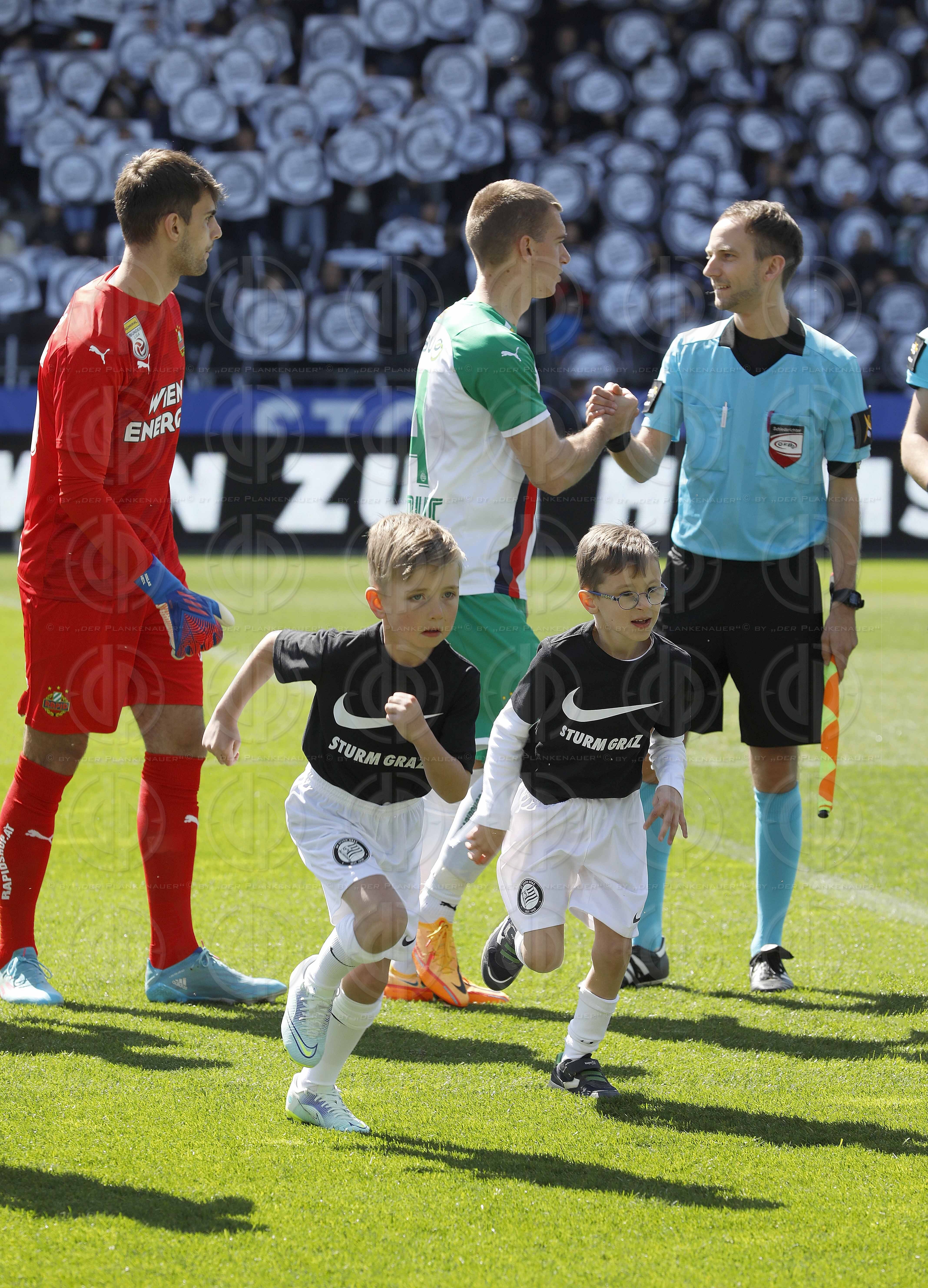 SK Sturm vs. Rapid Wien (2:1) am 17.04.2022