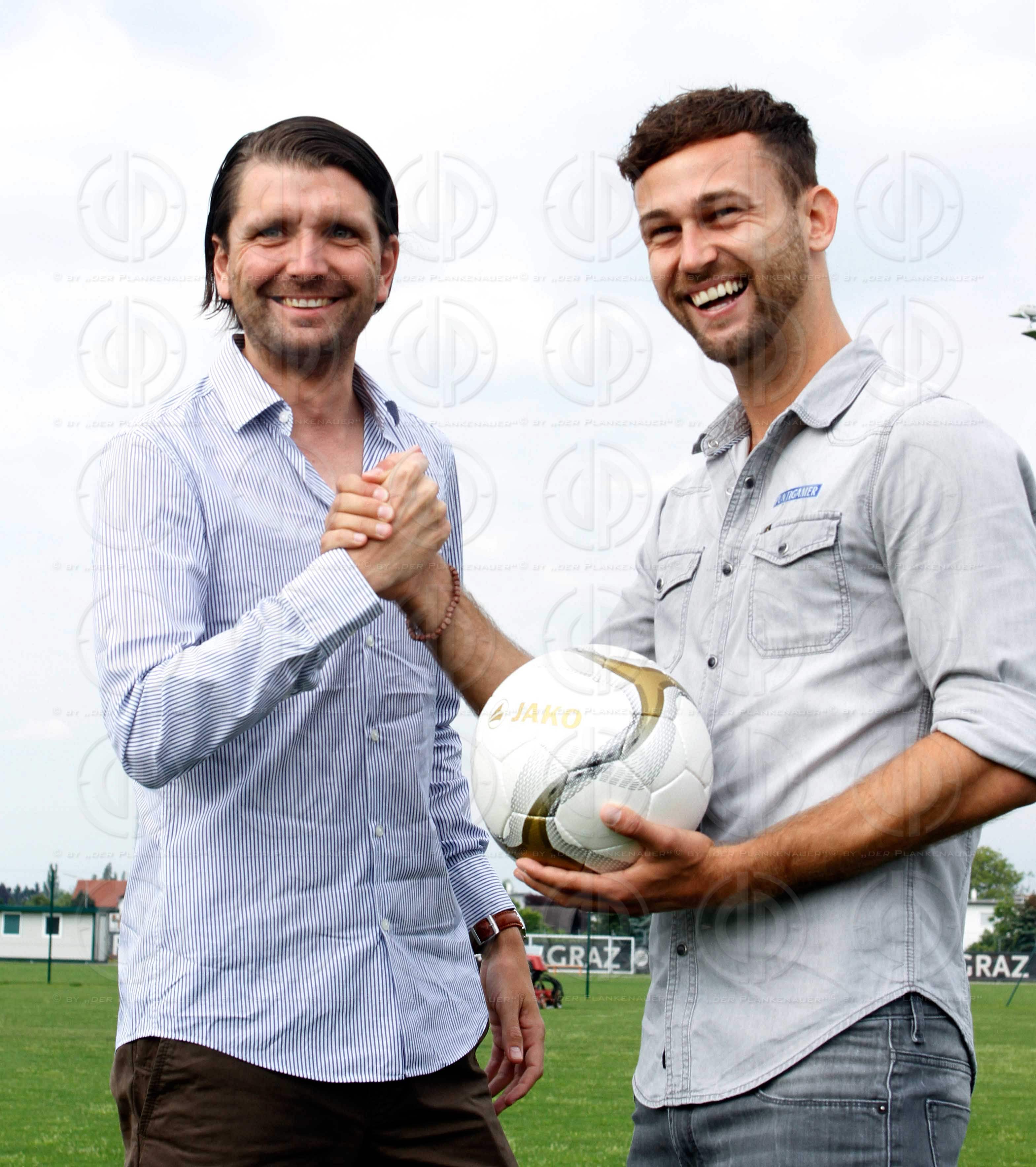 SK Sturm Pressekonferenz neuer Spieler