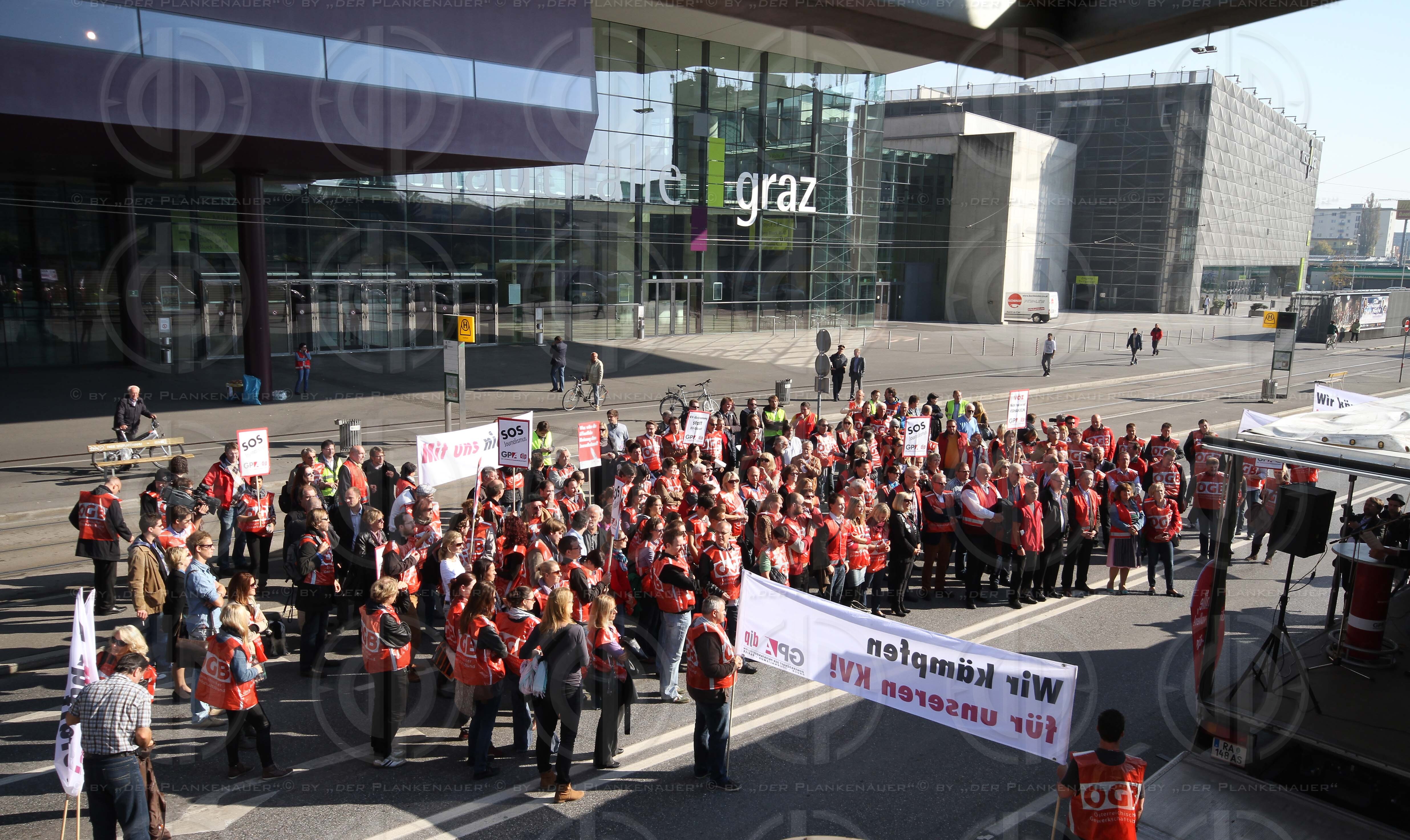 GPA-DJP-Protestversammlung Steiermark