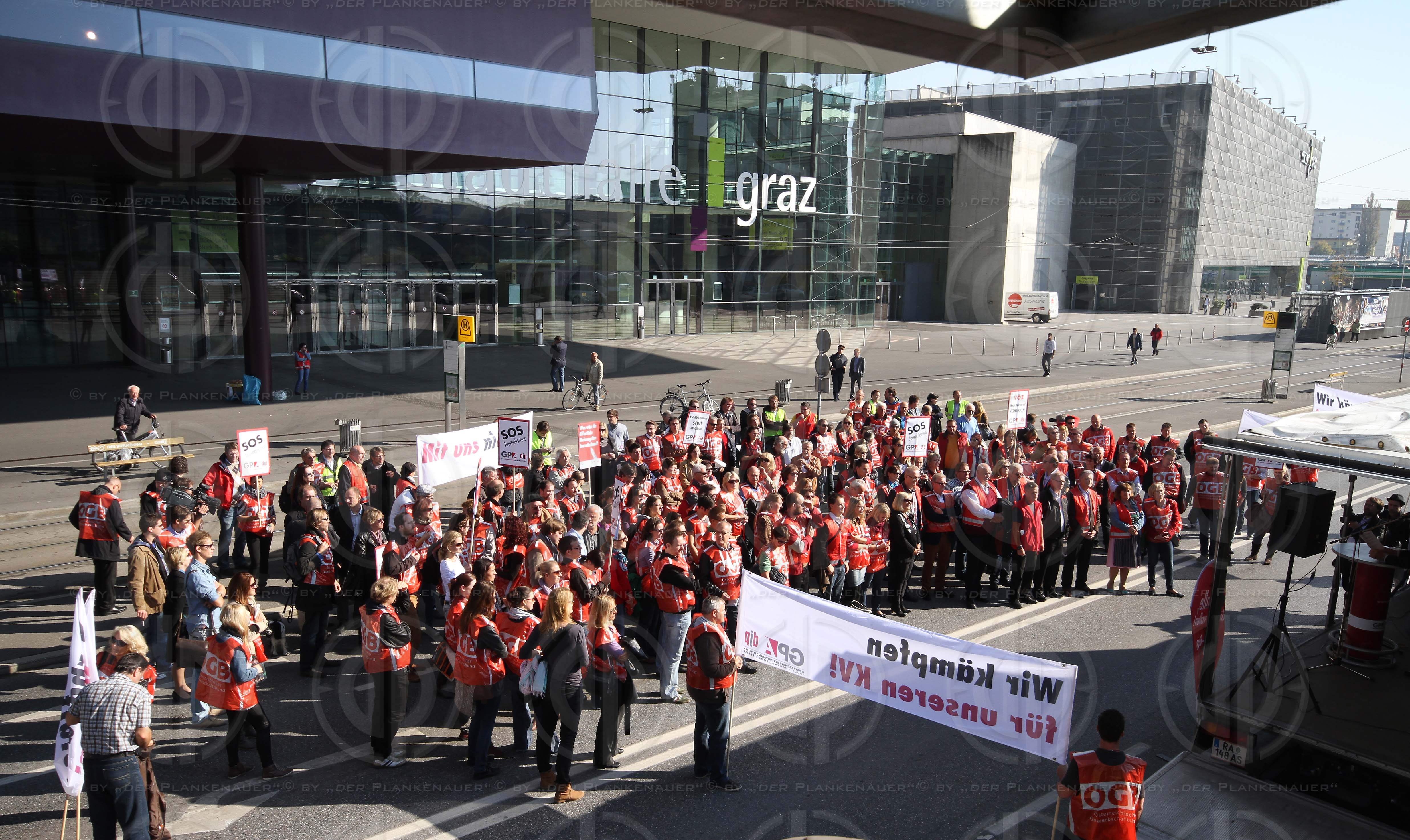 GPA-DJP-Protestversammlung Steiermark