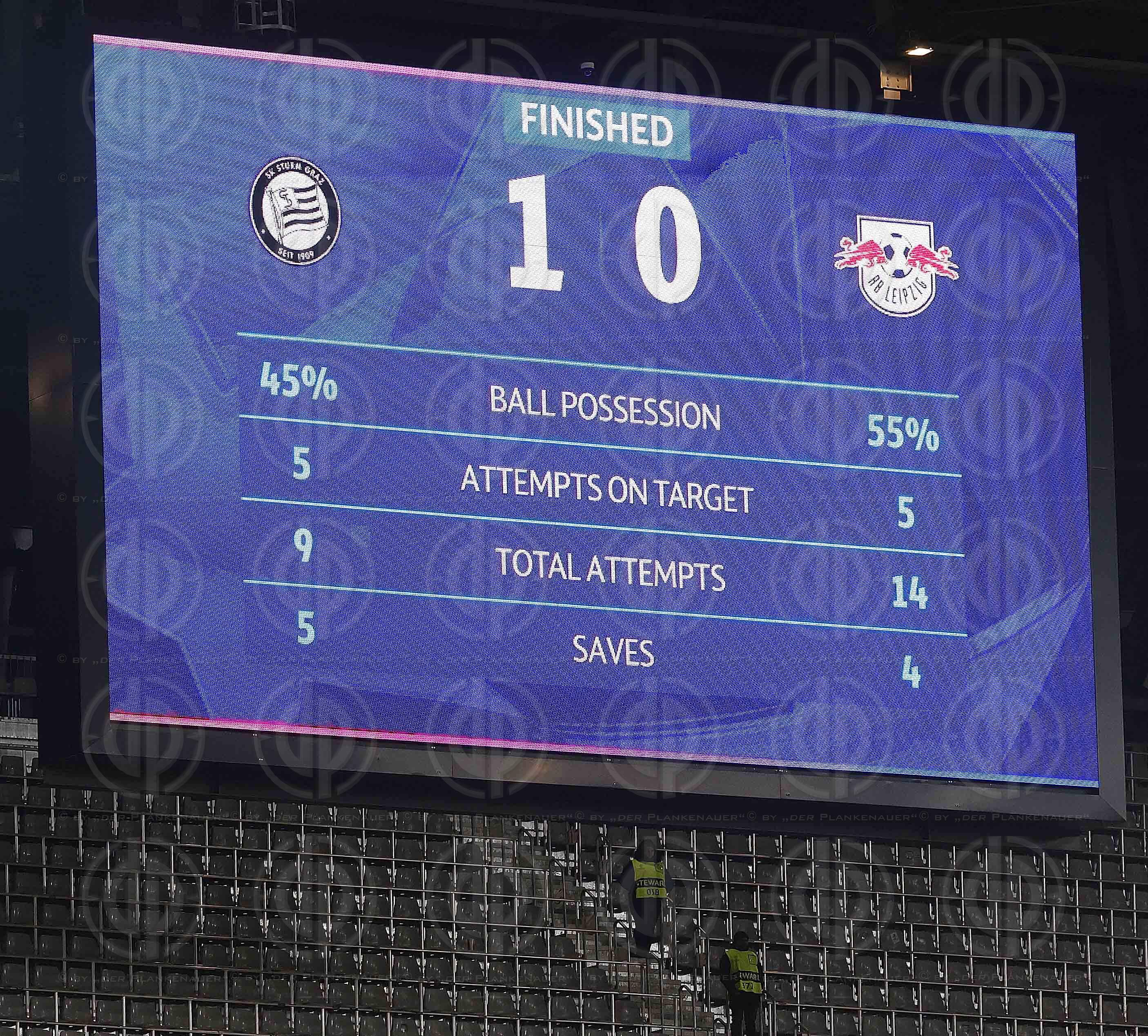 UEFA Champions League SK  Sturm vs. RB Leipzig (1:0) in Klagenfu